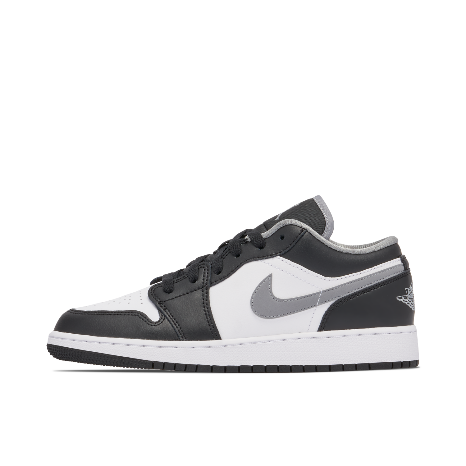 Air Jordan 1 Low Black White Grey GS 553560-040 Mattress Sneaker Store