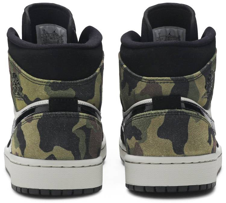 Air Jordan 1 Mid ‘Camo’ CW5490-001 Mattress Sneaker Store
