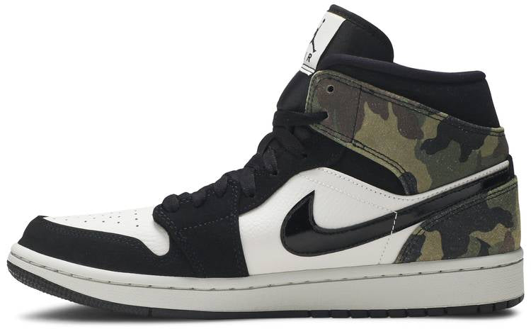 Air Jordan 1 Mid ‘Camo’ CW5490-001 Mattress Sneaker Store