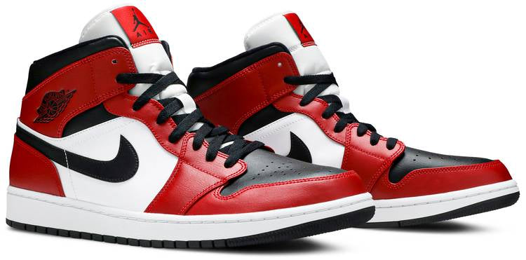Air Jordan 1 Mid Chicago Black Toe’ 554724-069 Mattress Sneaker Store