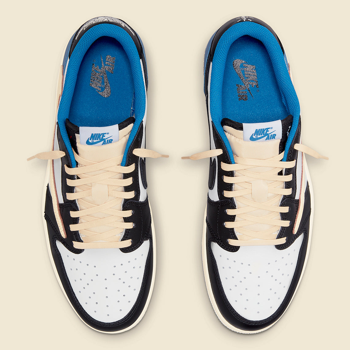 Fragment Design x Travis Scott x Air Jordan 1 Retro Low DM7866-140 Mattress Sneaker Store