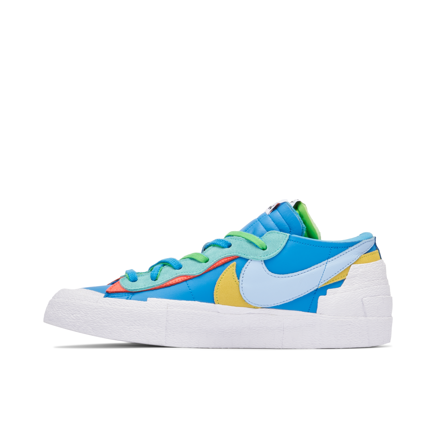 KAWS x sacai x Nike Blazer Low Blue Multi DM7901-400 Mattress Sneaker Store