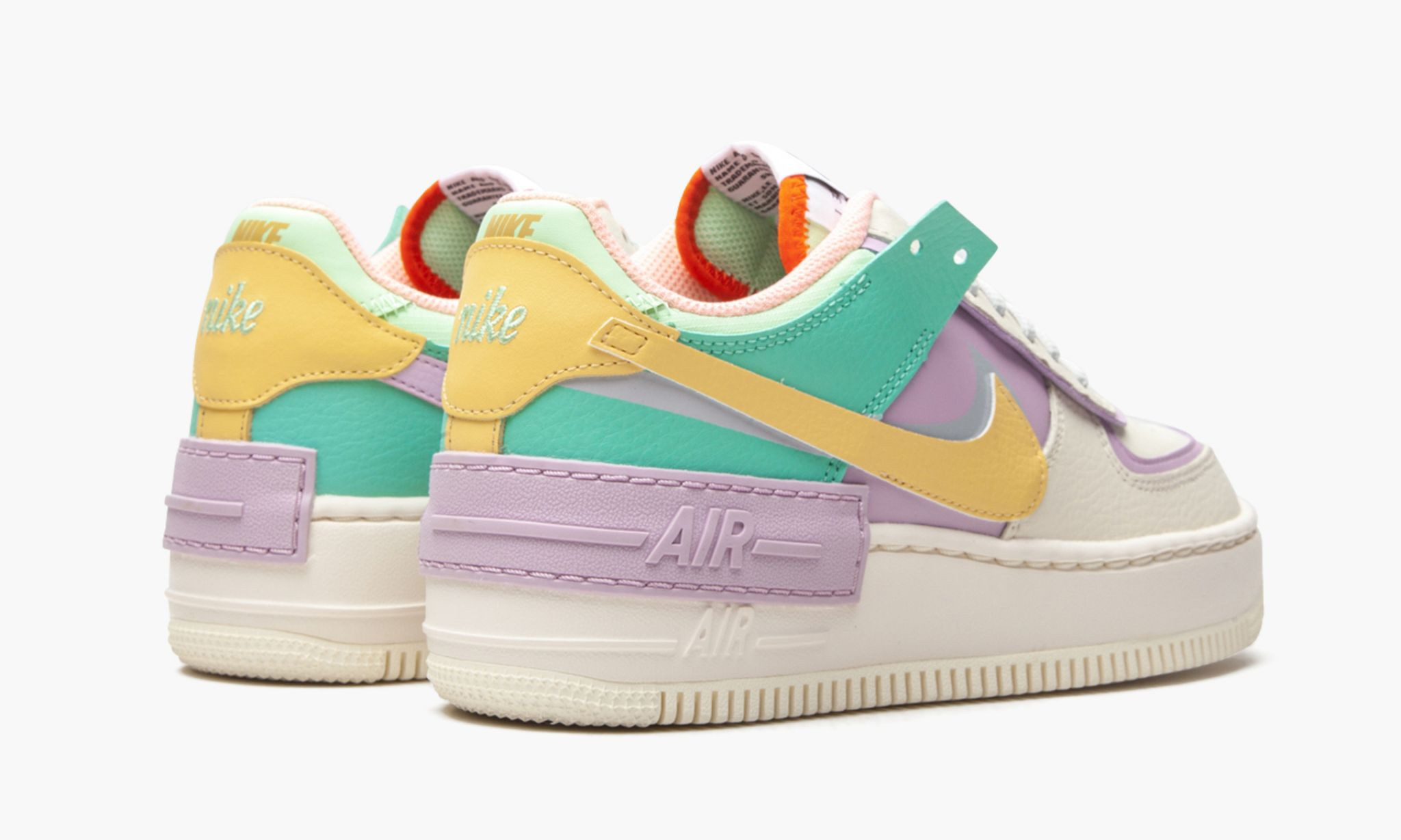 W AF1 Shadow “Pale Ivory / Pastel Multicolor” Mattress Sneaker Store