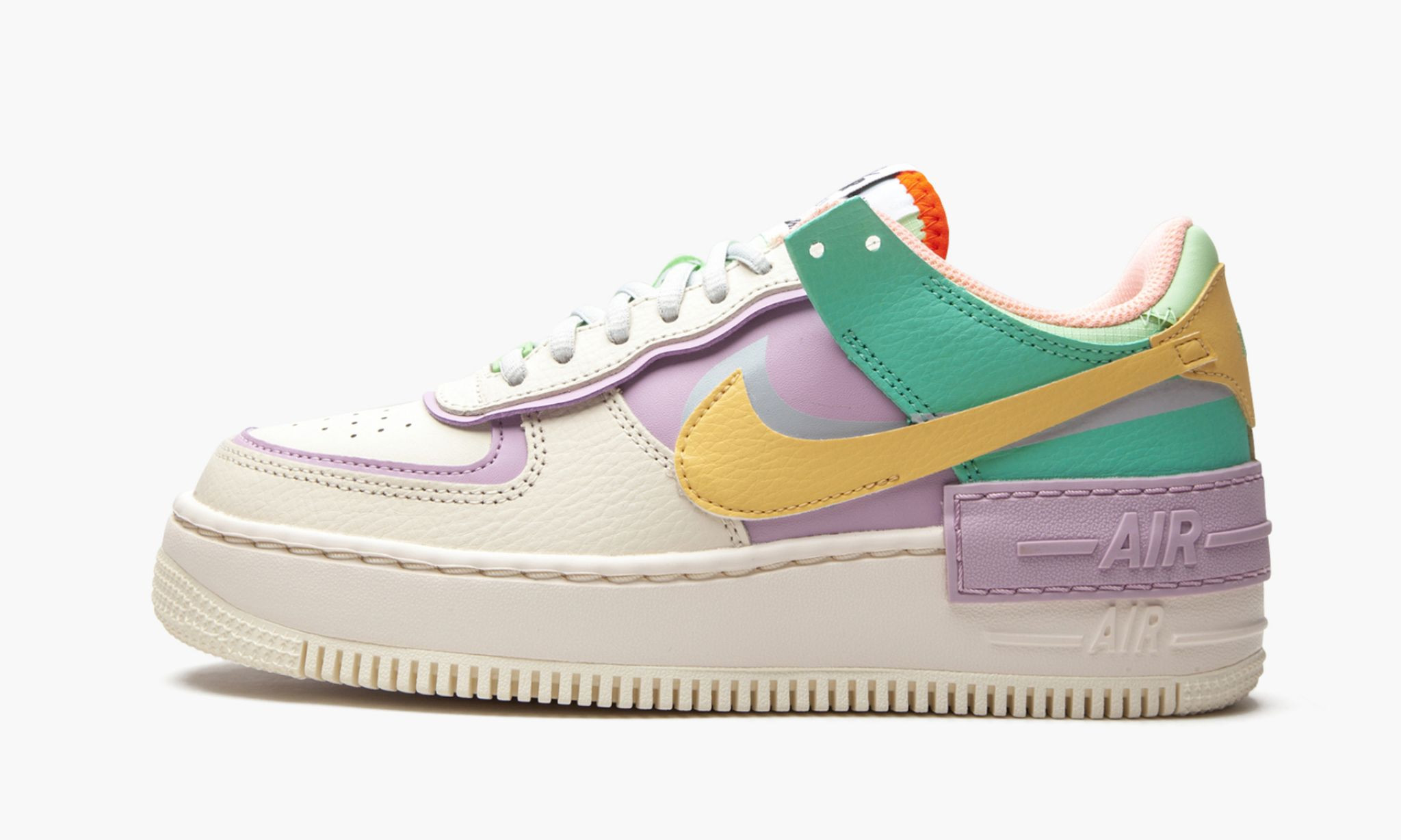 W AF1 Shadow “Pale Ivory / Pastel Multicolor” Mattress Sneaker Store