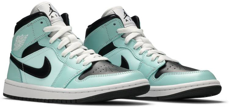 Wmns Air Jordan 1 Mid ‘Aqua Black’ BQ6472-300 Mattress Sneaker Store