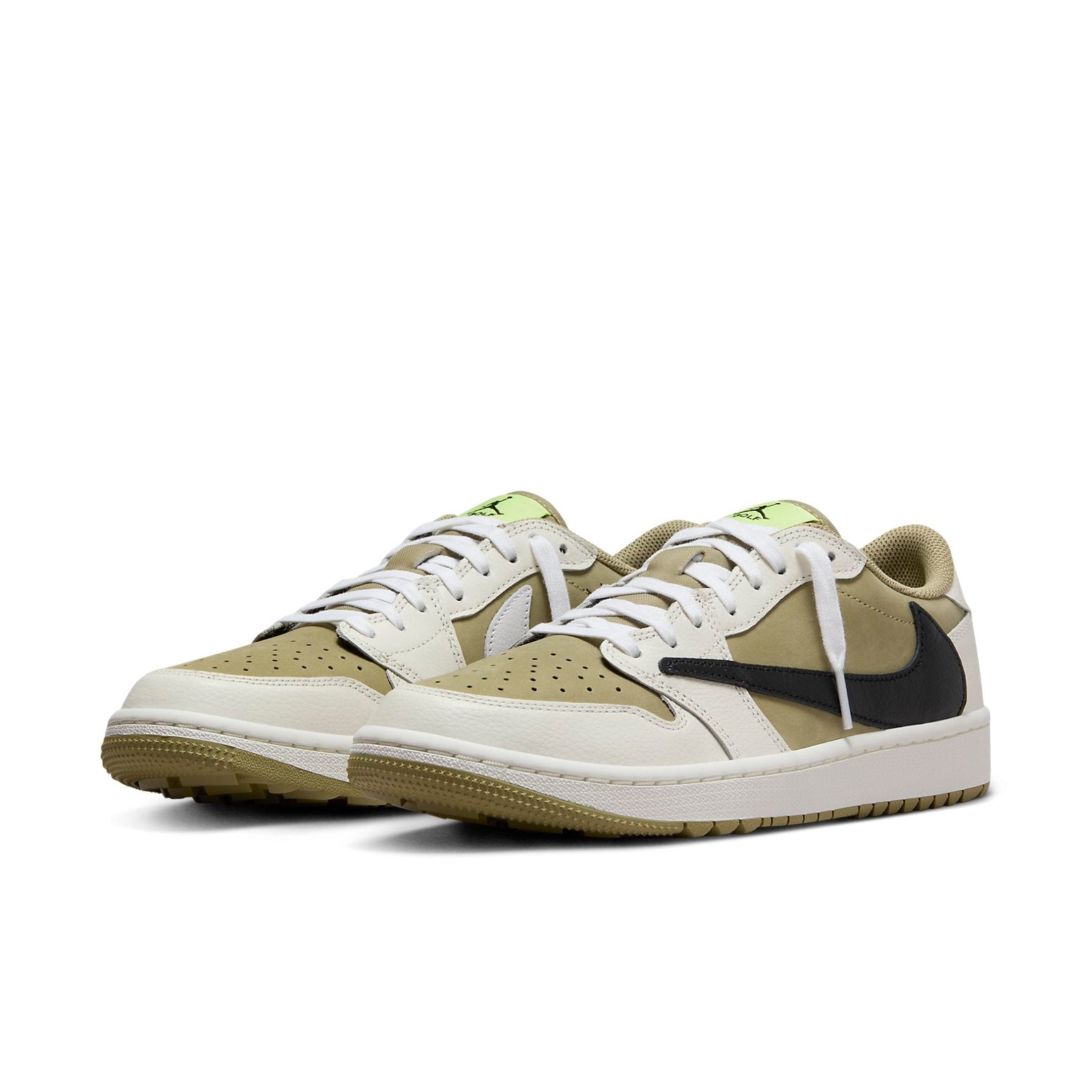 Air Jordan 1 Low Golf x Travis Scott 1 ‘Olive’ FZ3124-200 Mattress Sneaker Store