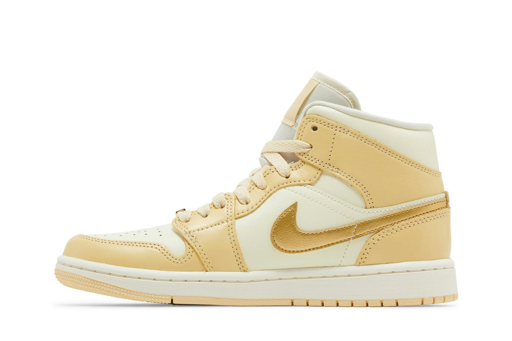 Air Jordan 1 Mid ‘Pale Vanilla Gold’ FB9892-200