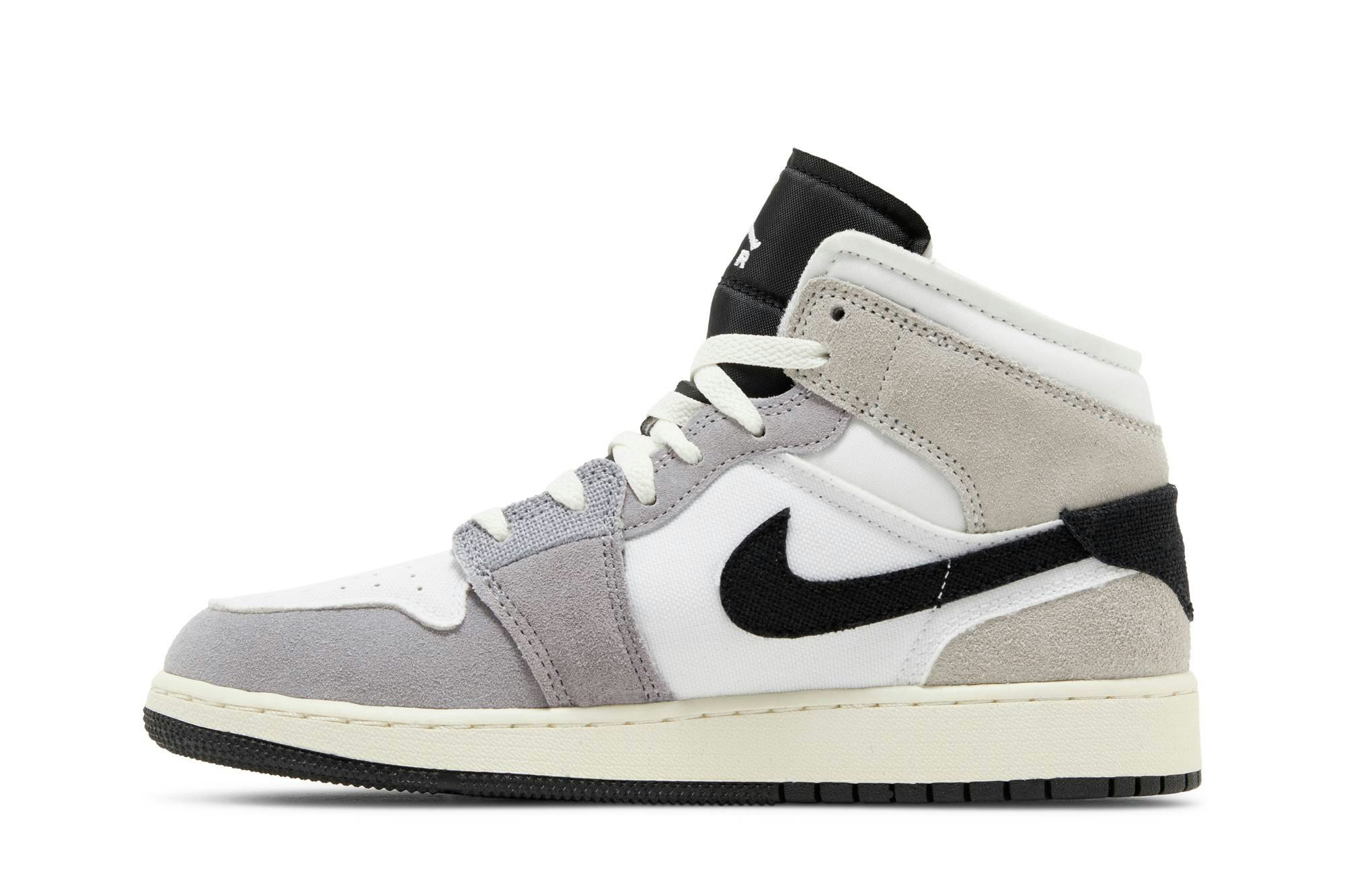 Air Jordan 1 Mid SE Craft ‘Inside Out – Cement Grey’ FD9091-002