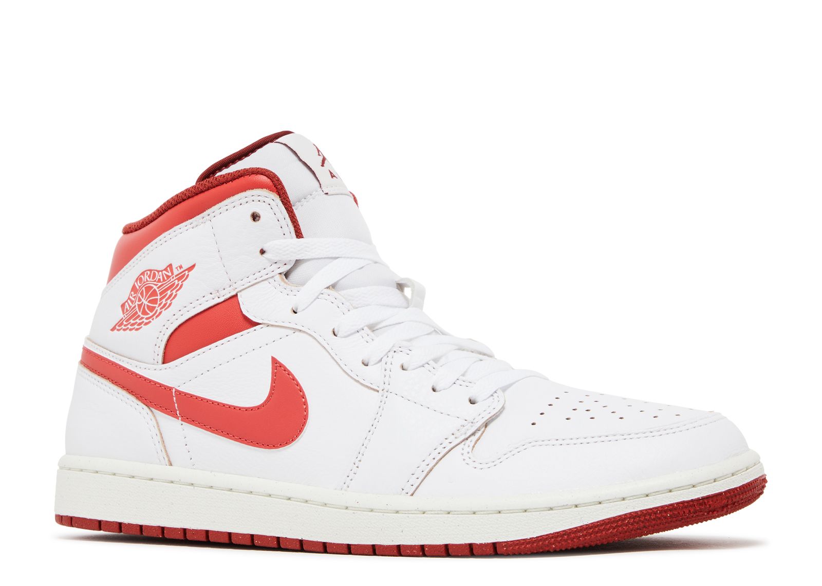 Air Jordan 1 Mid SE ‘White Dune Red’ FJ3458-160