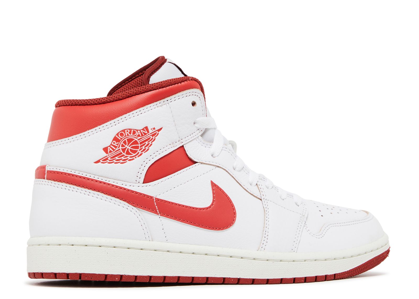 Air Jordan 1 Mid SE ‘White Dune Red’ FJ3458-160