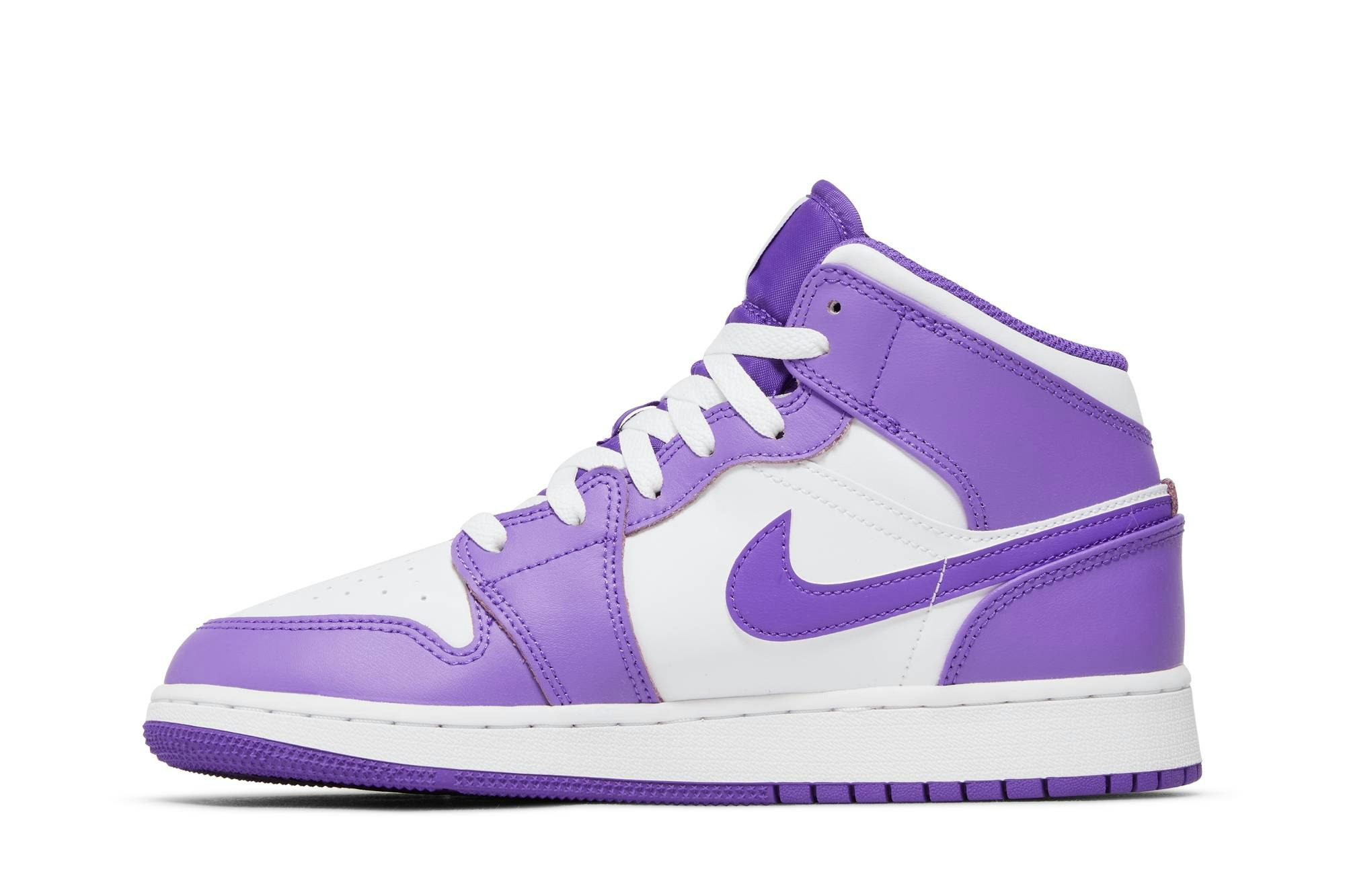 Air Jordan 1 Mid ‘White Purple’ DQ8423-511