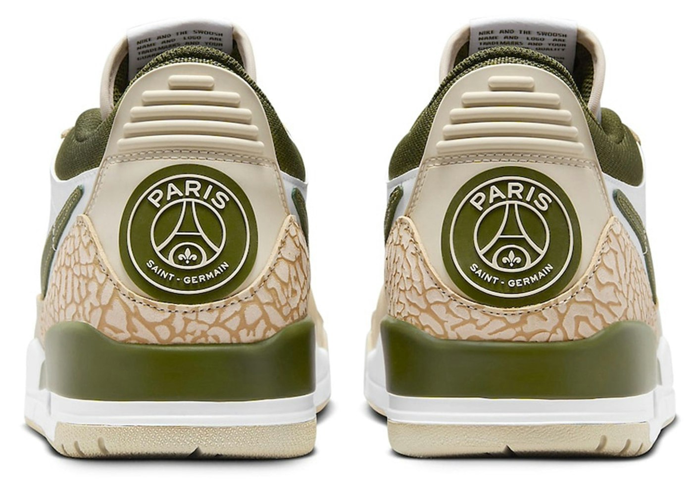 Paris Saint-Germain x Air Jordan Legacy 312 Low ‘White Sequoia Green’ FZ4358-100