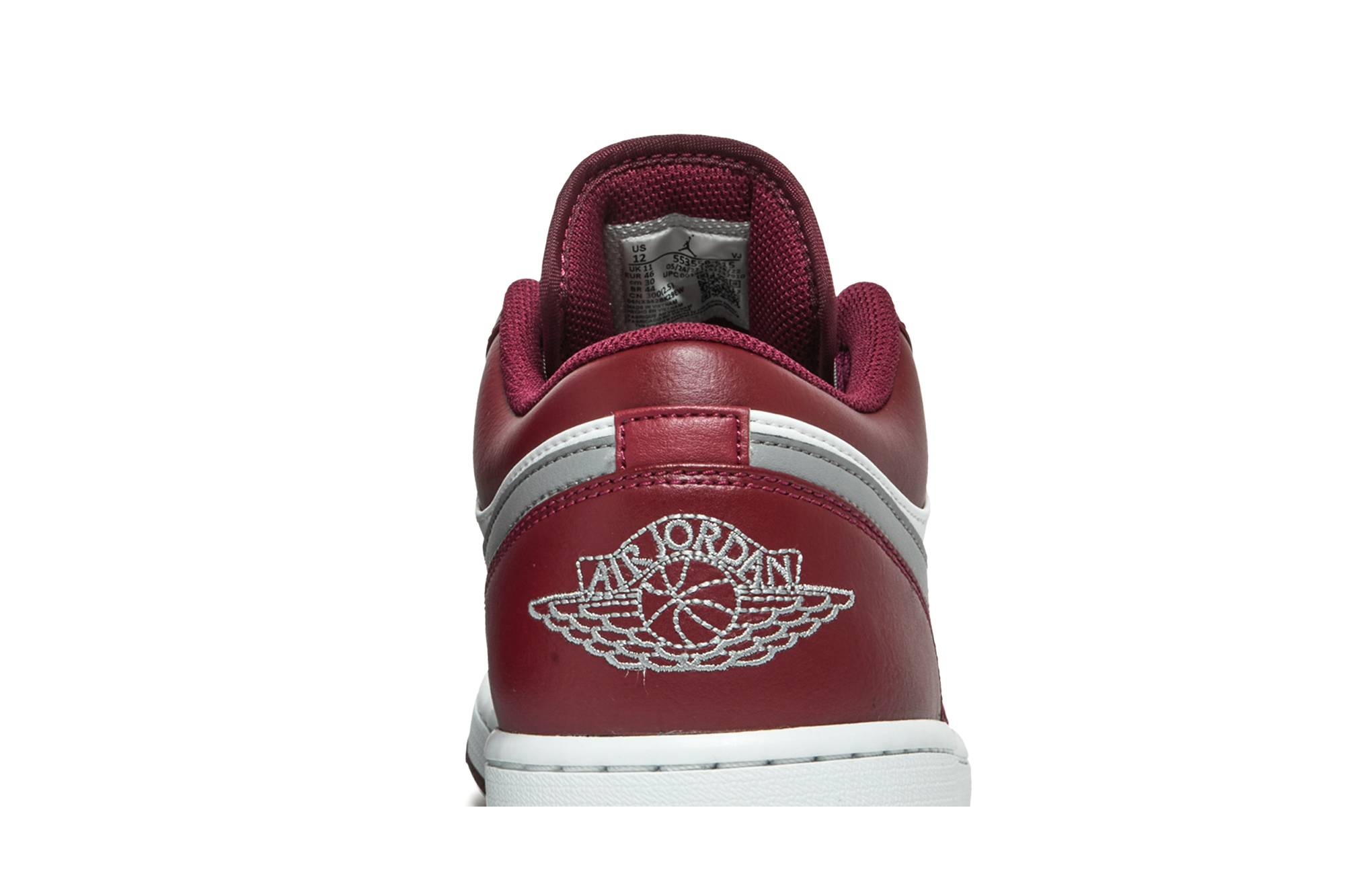 Air Jordan 1 Low ‘Bordeaux’ 553558-615 Domahi store