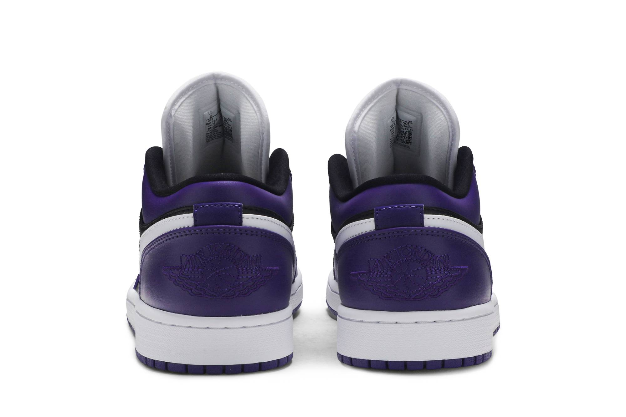 Air Jordan 1 Low ‘Court Purple Black’ 553558-501 Domahi store