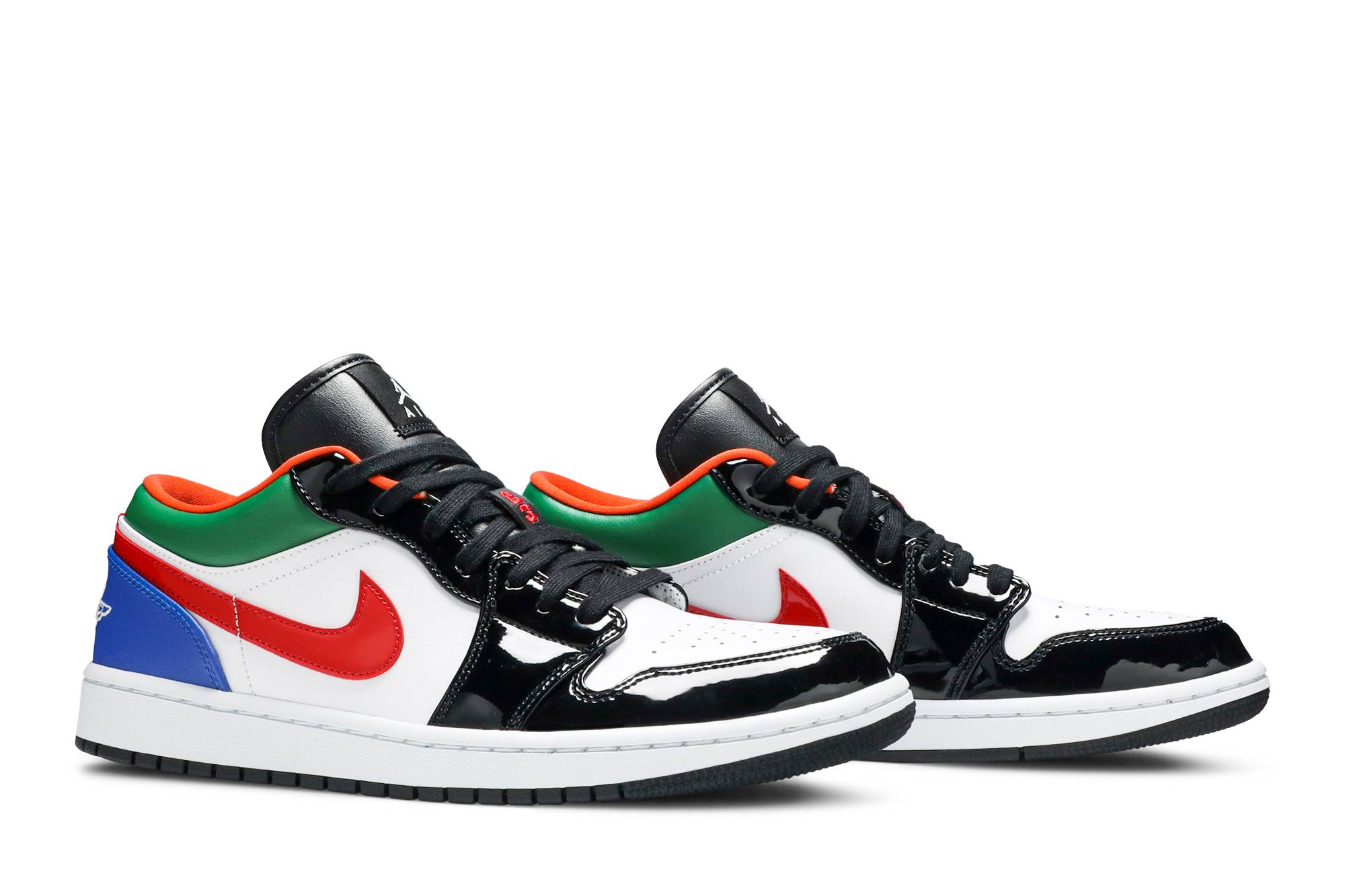 Air Jordan 1 Low Multi-Color Black Toe CZ4776-101 Domahi store