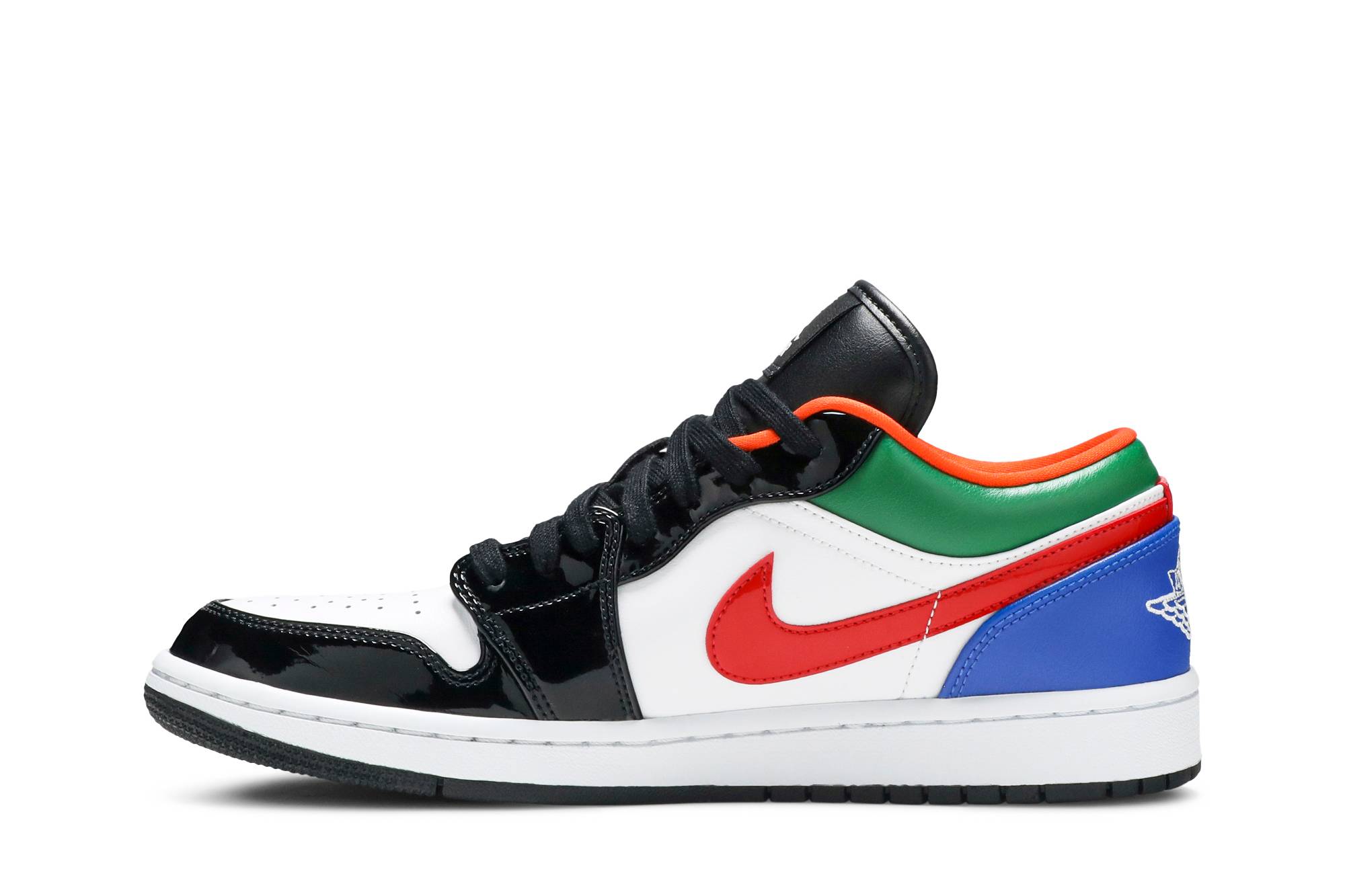 Air Jordan 1 Low Multi-Color Black Toe CZ4776-101 Domahi store