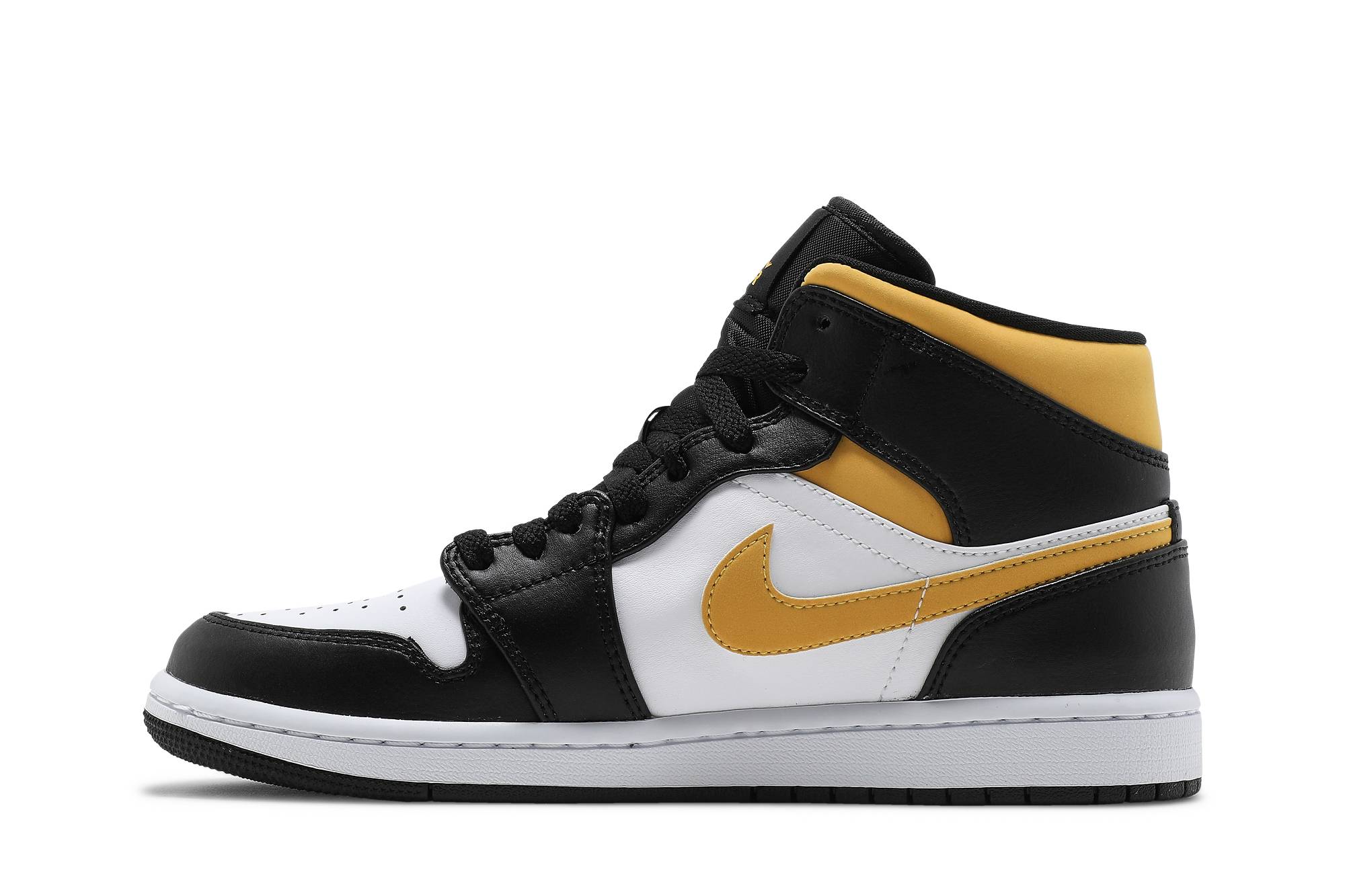 Air Jordan 1 Mid ‘Black University Gold’ 554724-177 Domahi store