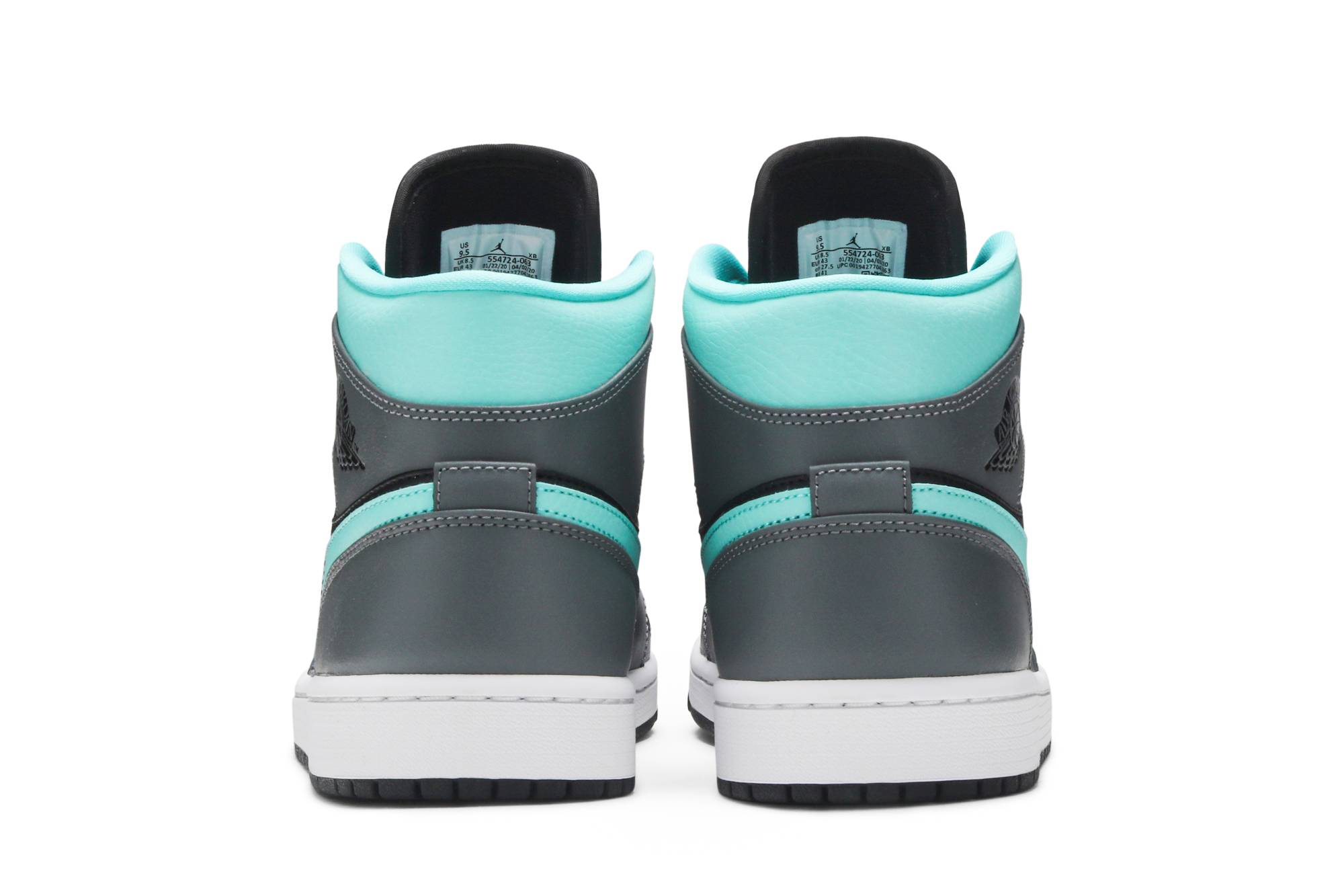 Air Jordan 1 Mid ‘Grey Aqua’ 554724-063 Domahi store