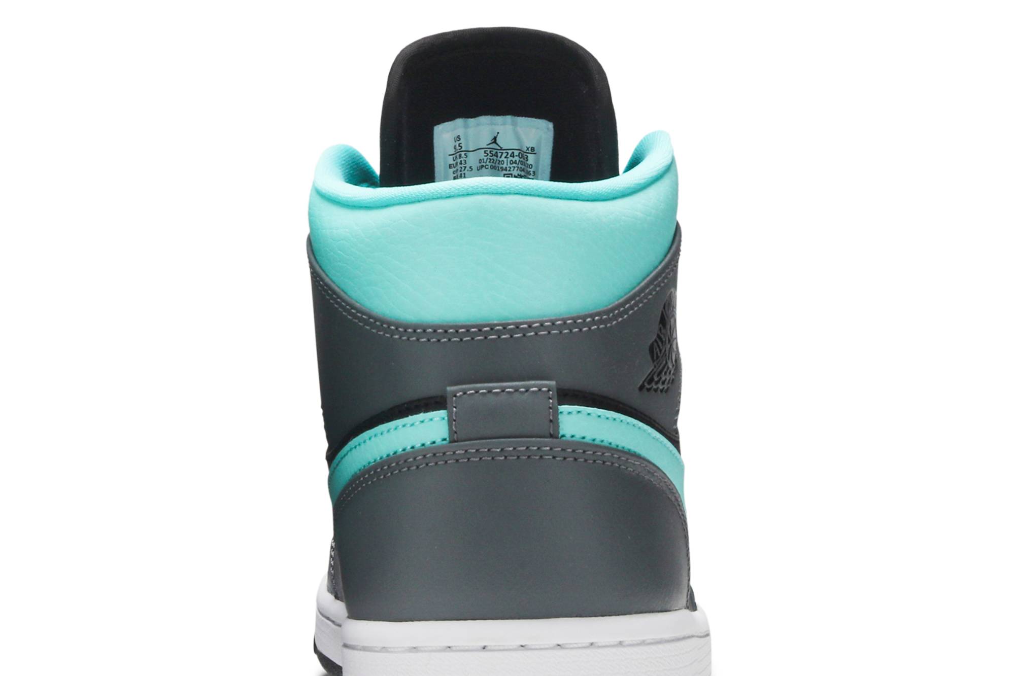Air Jordan 1 Mid ‘Grey Aqua’ 554724-063 Domahi store