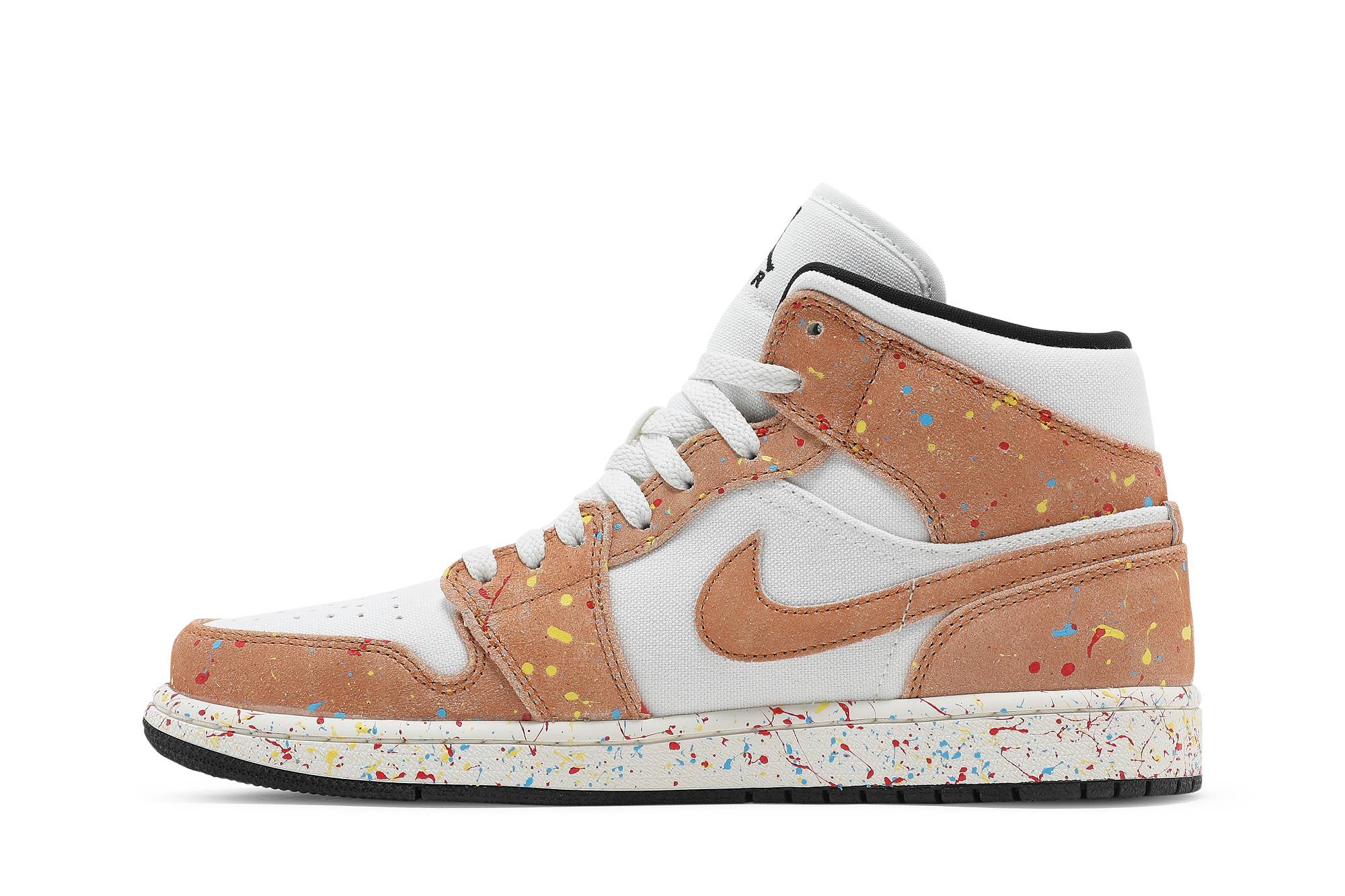 Air Jordan 1 Mid SE ‘Brushstroke Paint Splatter’ DA8005-100 Domahi store