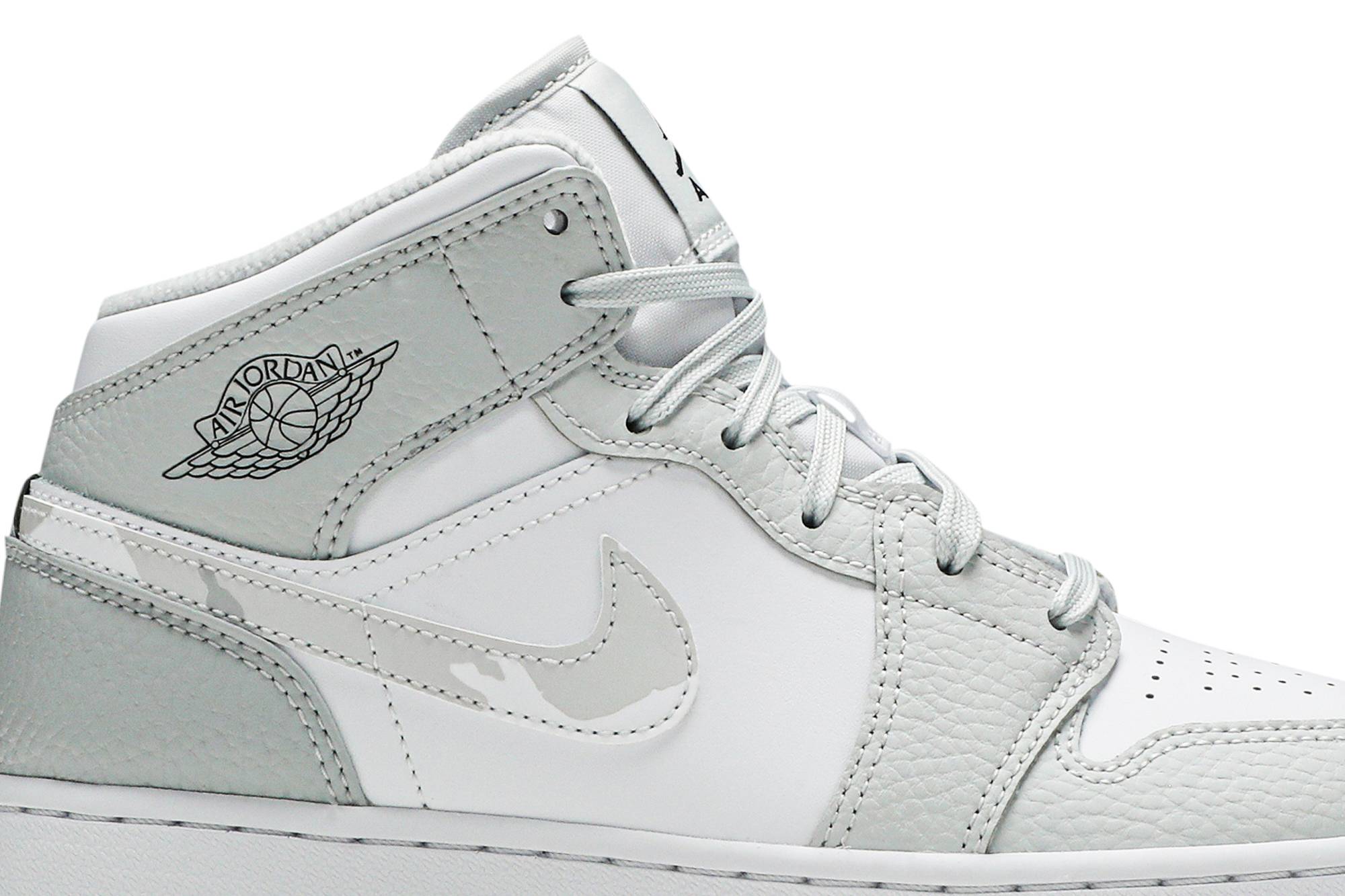 Air Jordan 1 Mid SE ‘Swoosh Logo – Grey Camo’ DD3235-100 Domahi store
