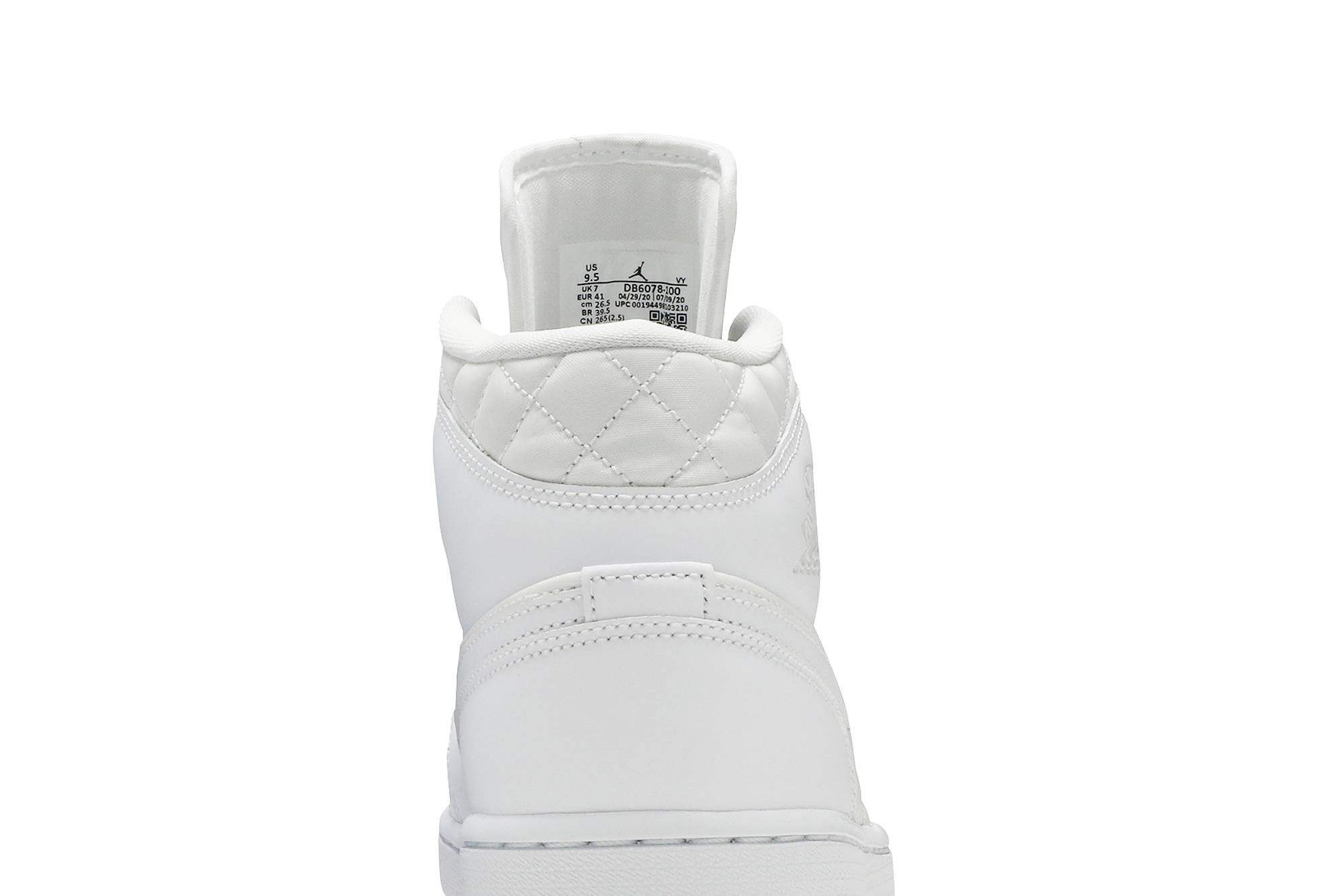 Air Jordan 1 Mid SE ‘White Quilted’ DB6078-100 Domahi store