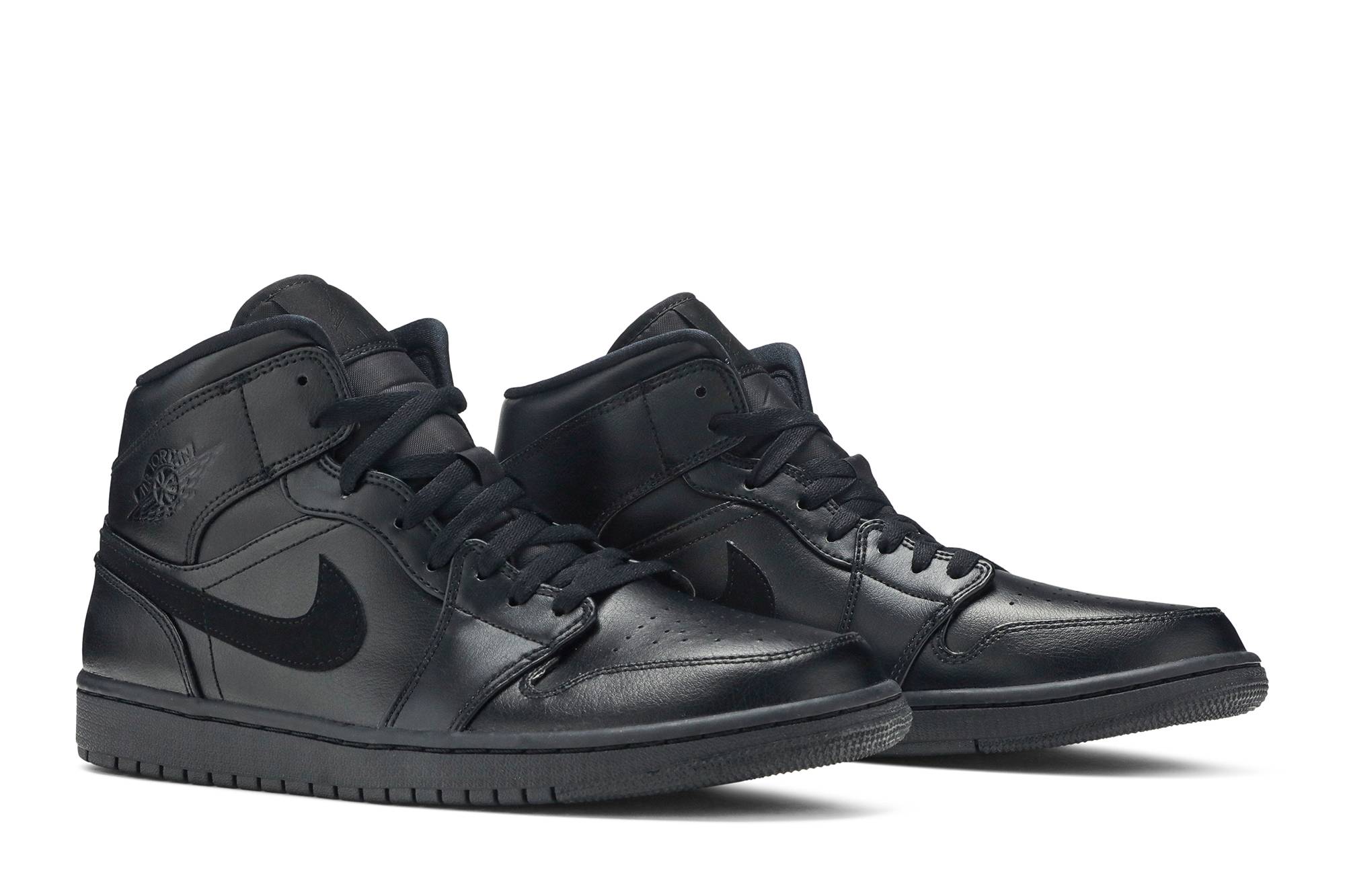 Air Jordan 1 Mid ‘Triple Black’ 554724-090 Domahi store