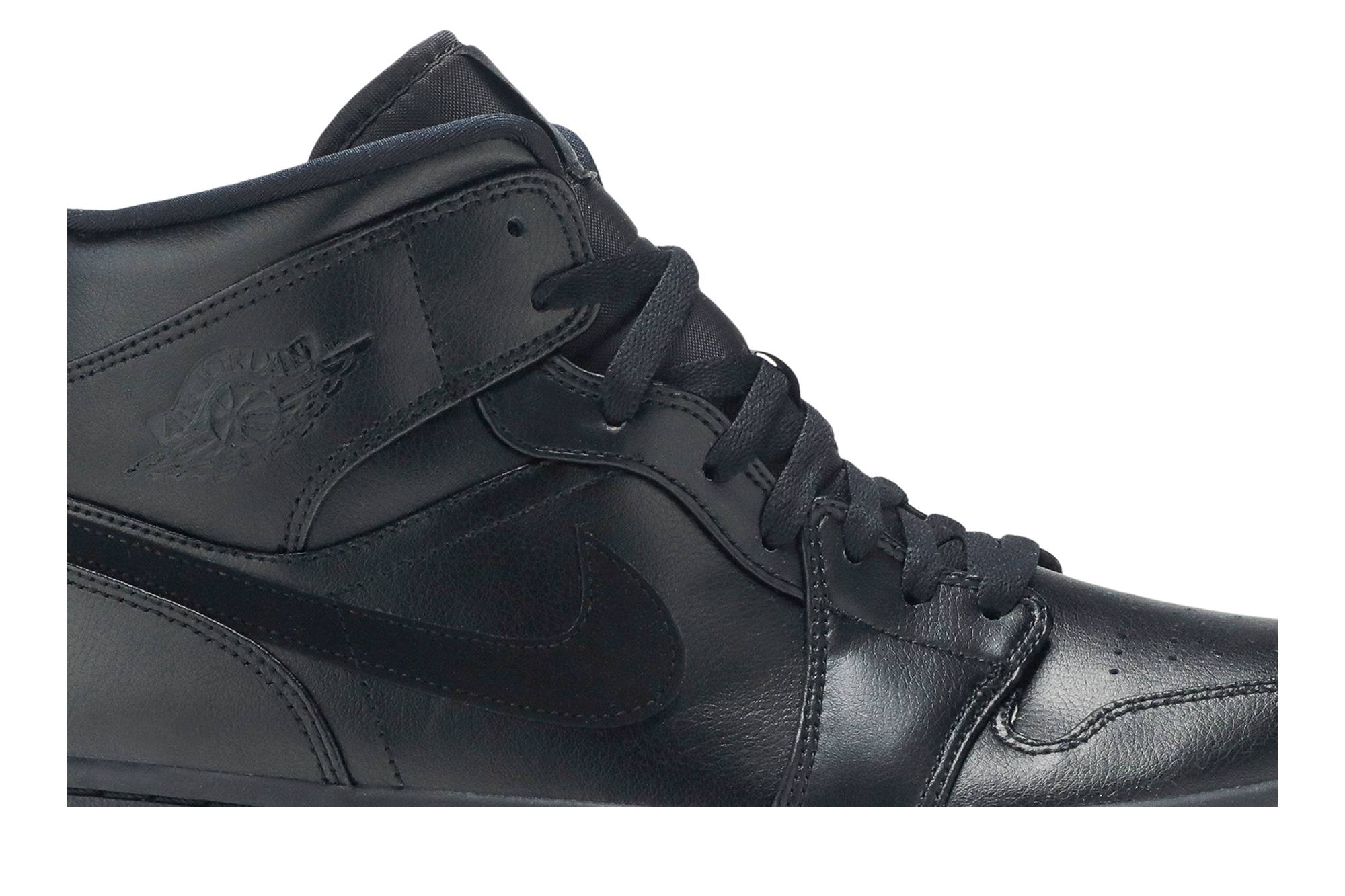 Air Jordan 1 Mid ‘Triple Black’ 554724-090 Domahi store