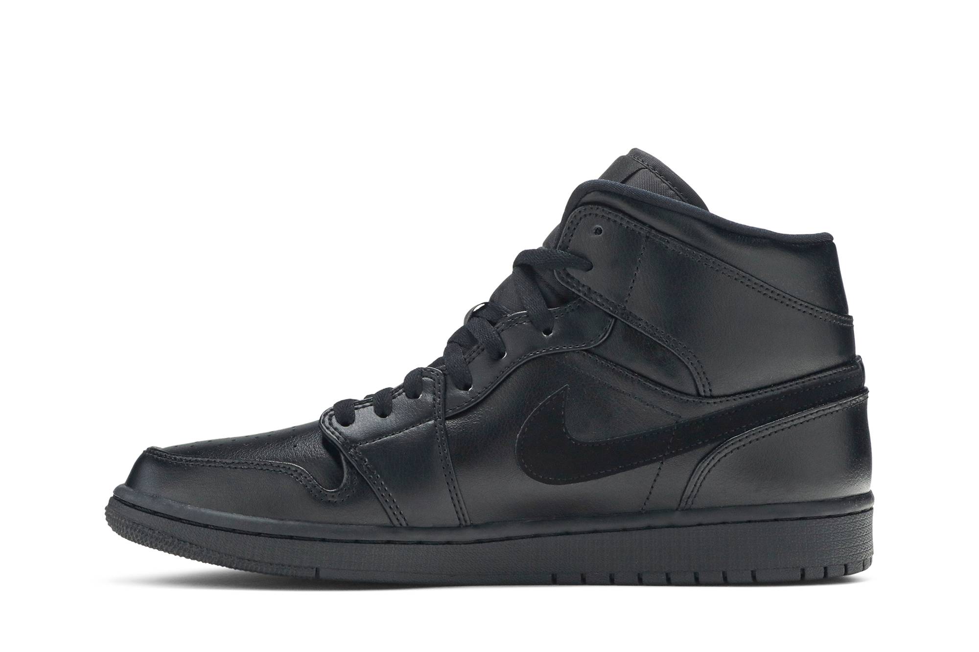 Air Jordan 1 Mid ‘Triple Black’ 554724-090 Domahi store
