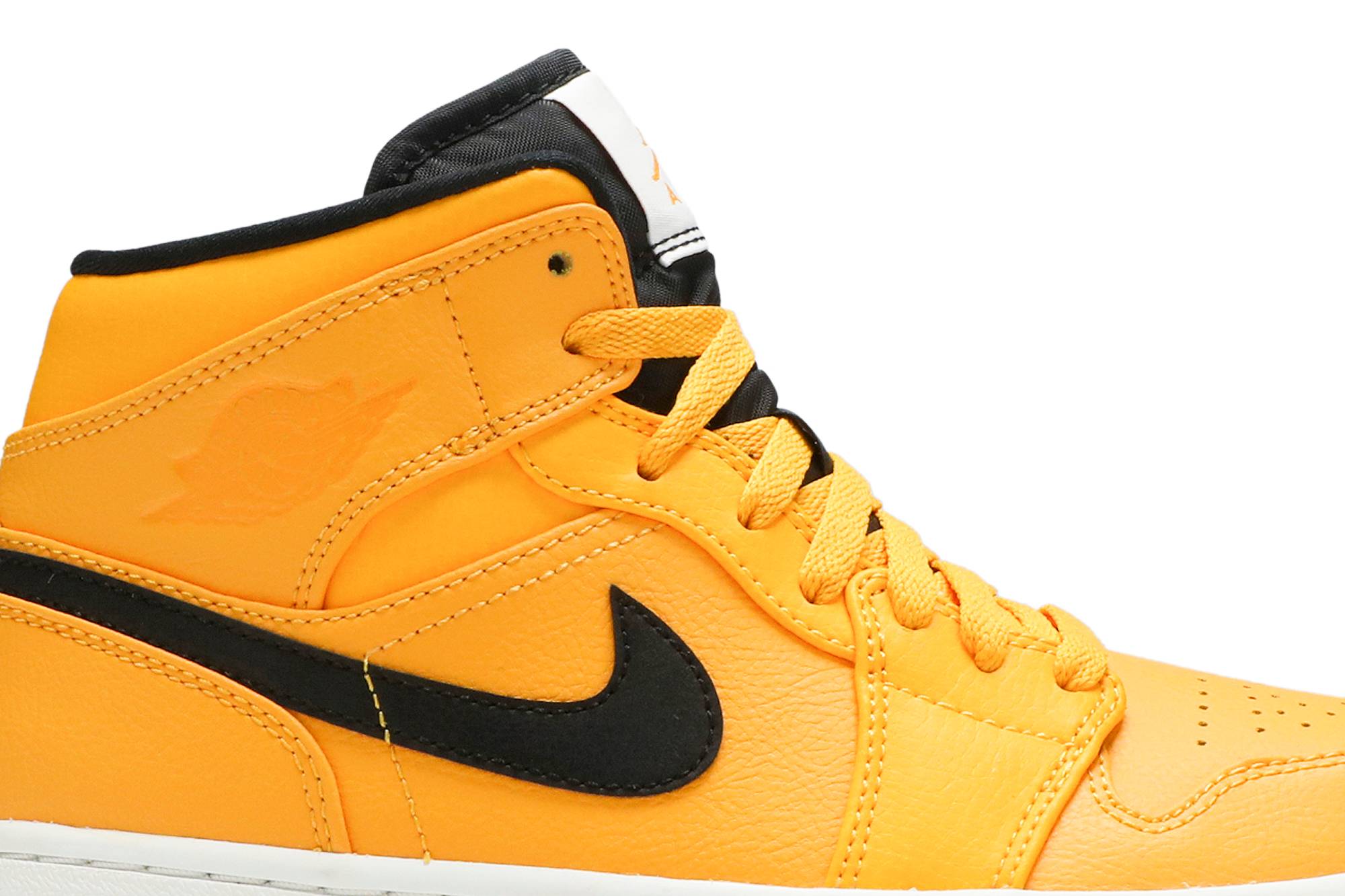 Air Jordan 1 Mid ‘University Gold’ Black 554724-700 Domahi store
