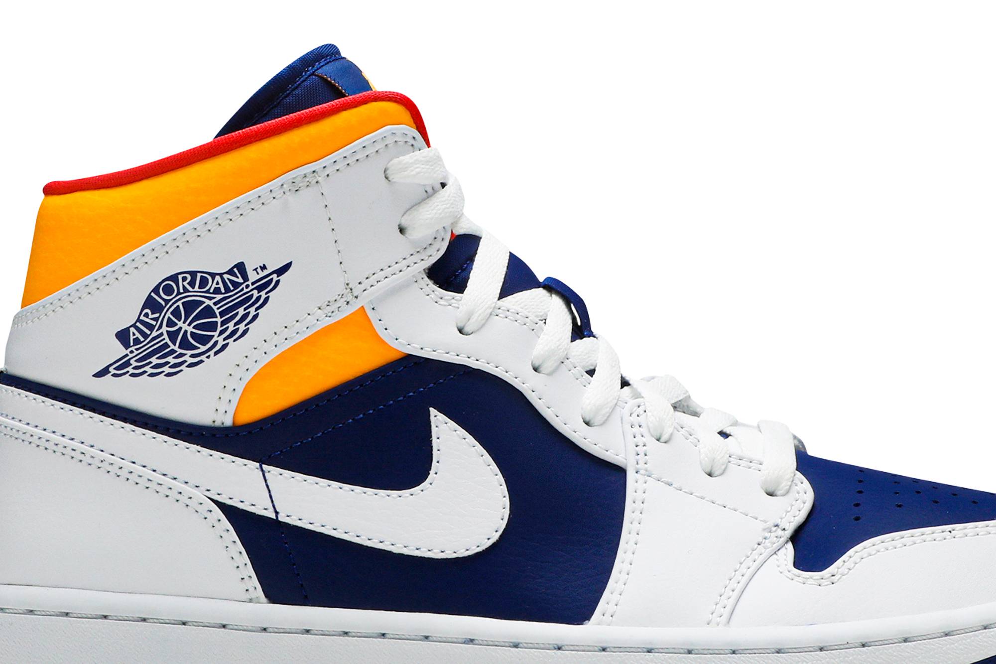 Air Jordan 1 Mid ‘White Deep Royal Blue’ 554724-131 Domahi store
