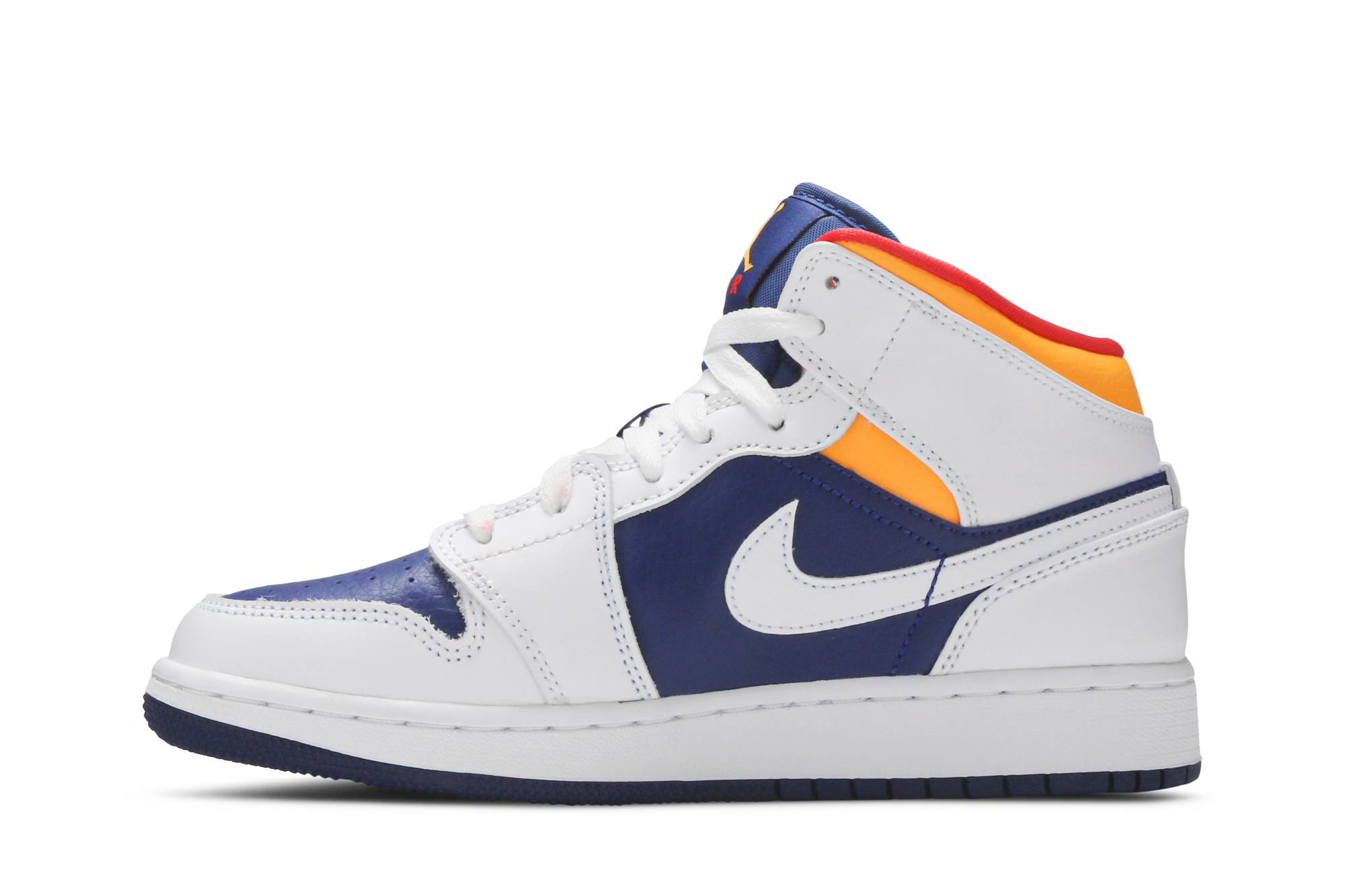 Air Jordan 1 Mid ‘White Deep Royal Blue’ 554725-131 Domahi store