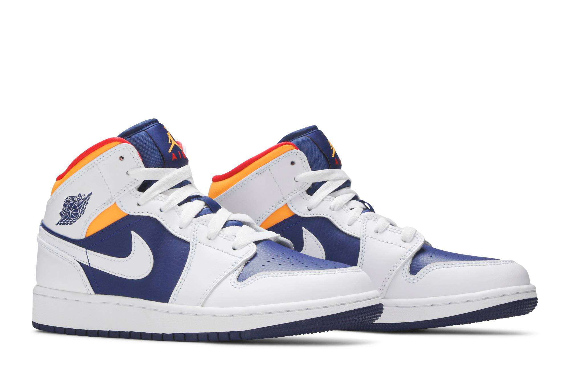 Air Jordan 1 Mid ‘White Deep Royal Blue’ 554725-131 Domahi store