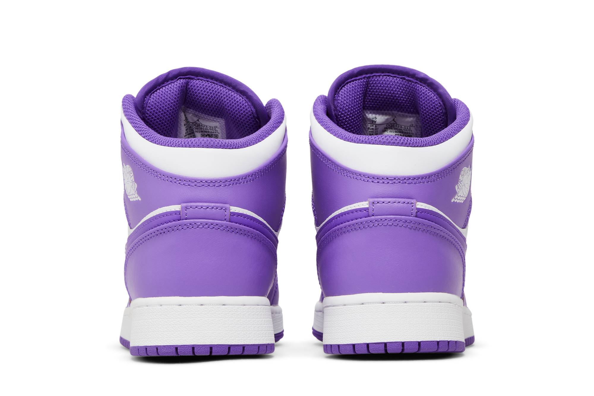 Air Jordan 1 Mid ‘White Purple’ DQ8423-511 Domahi store