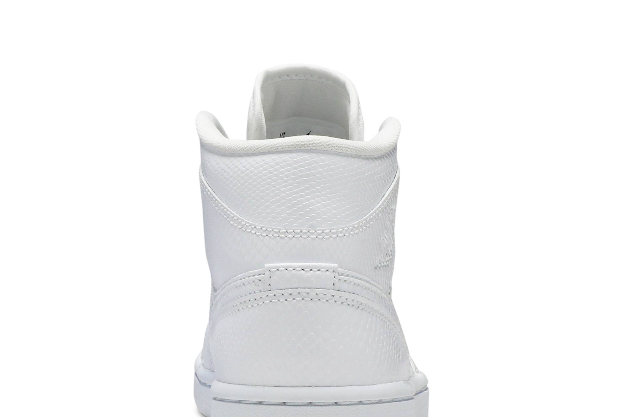 Air Jordan 1 Mid ‘White Snakeskin’ BQ6472-110 Domahi store