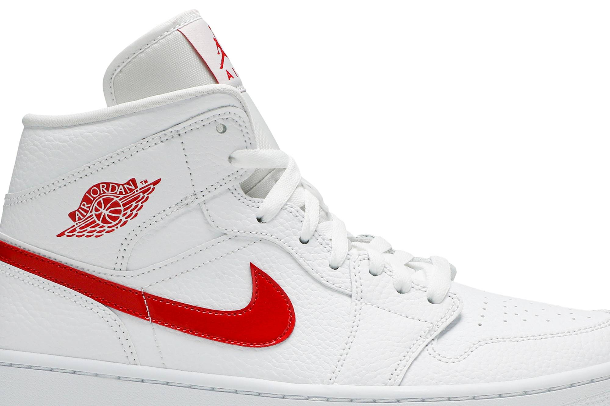 Air Jordan 1 Mid ‘White University Red’ BQ6472-106 Domahi store