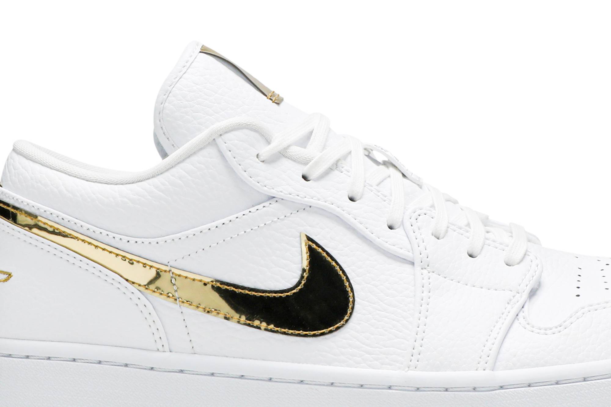 Air Jordan 1 Retro Low ‘White Metallic Gold’ CZ4776-100 Domahi store