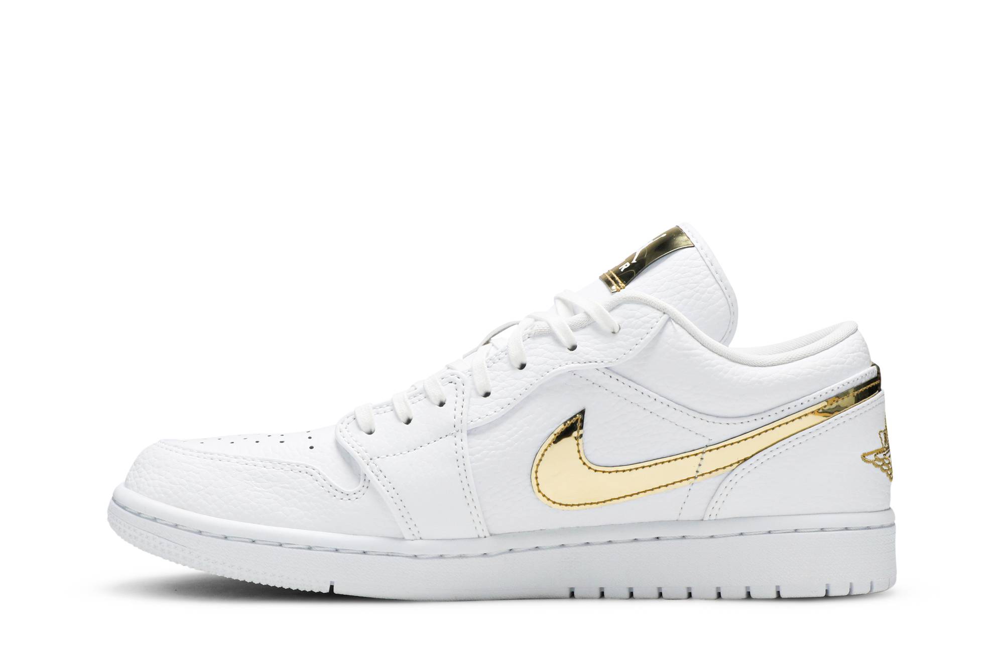 Air Jordan 1 Retro Low ‘White Metallic Gold’ CZ4776-100 Domahi store