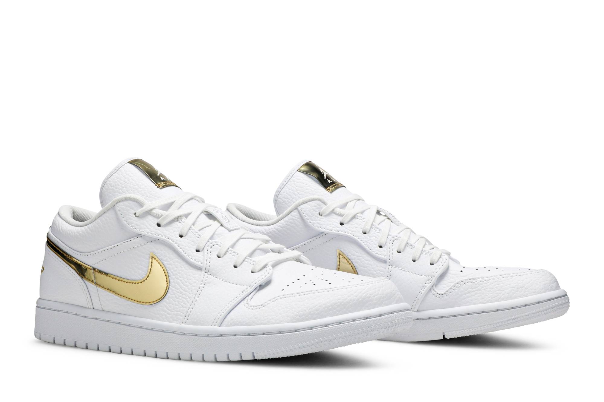Air Jordan 1 Retro Low ‘White Metallic Gold’ CZ4776-100 Domahi store