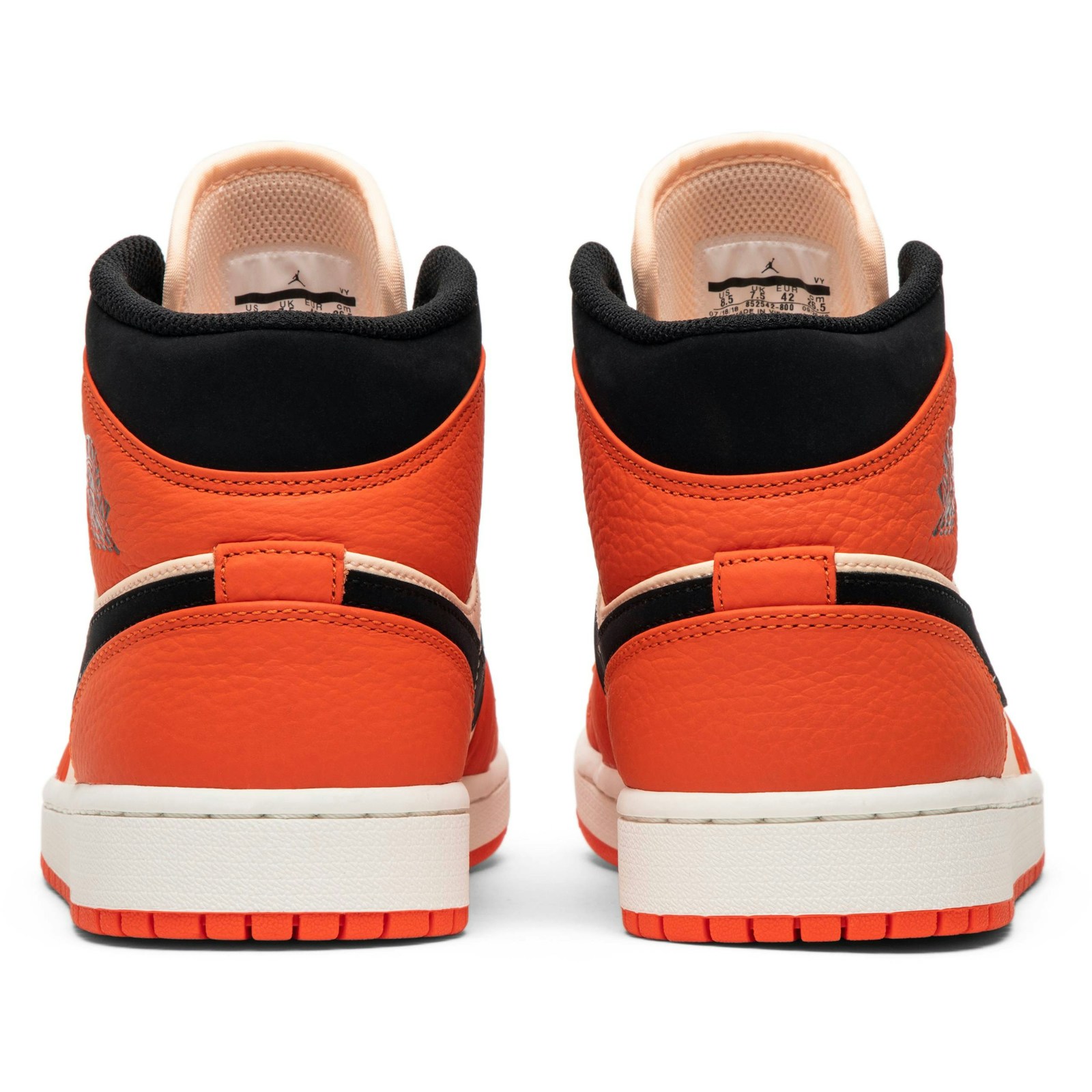 Air Jordan 1 Retro Mid SE ‘Team Orange’ 852542-800 Domahi store