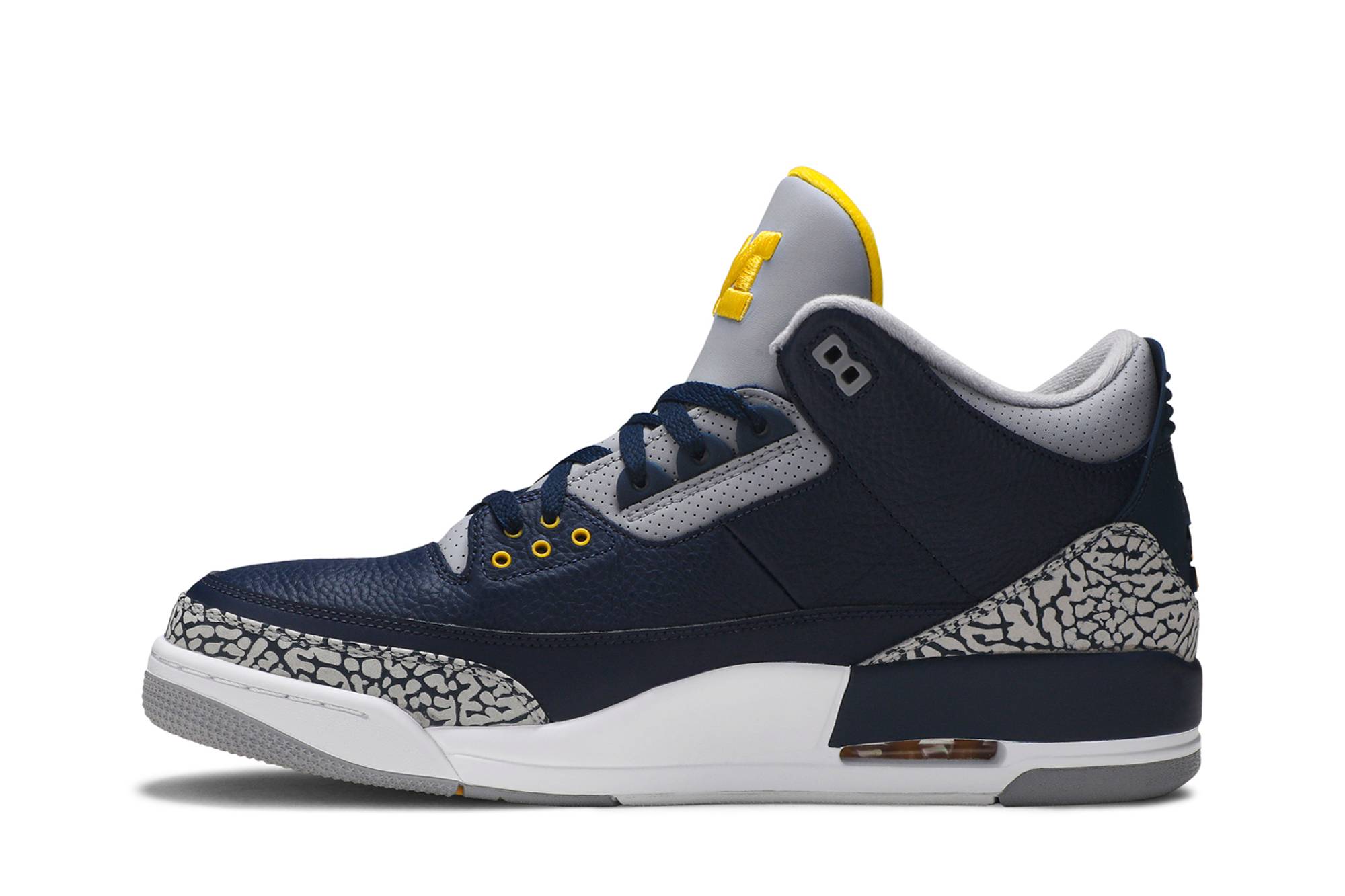 Air Jordan 3 Retro ‘Michigan Wolverines’ PE AJ3-820064 Domahi store
