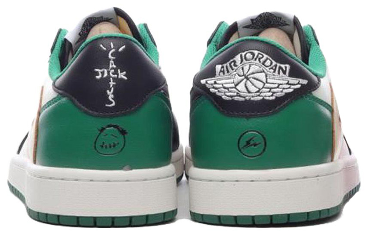 Air Jordan Travis Scott x Fragment Design x 1 Low ‘White Green Black’ DM7866-128 Domahi store