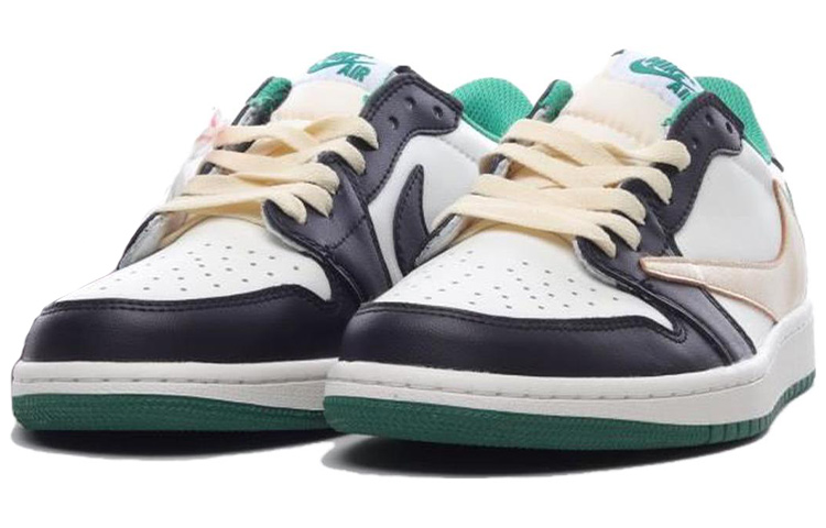 Air Jordan Travis Scott x Fragment Design x 1 Low ‘White Green Black’ DM7866-128 Domahi store