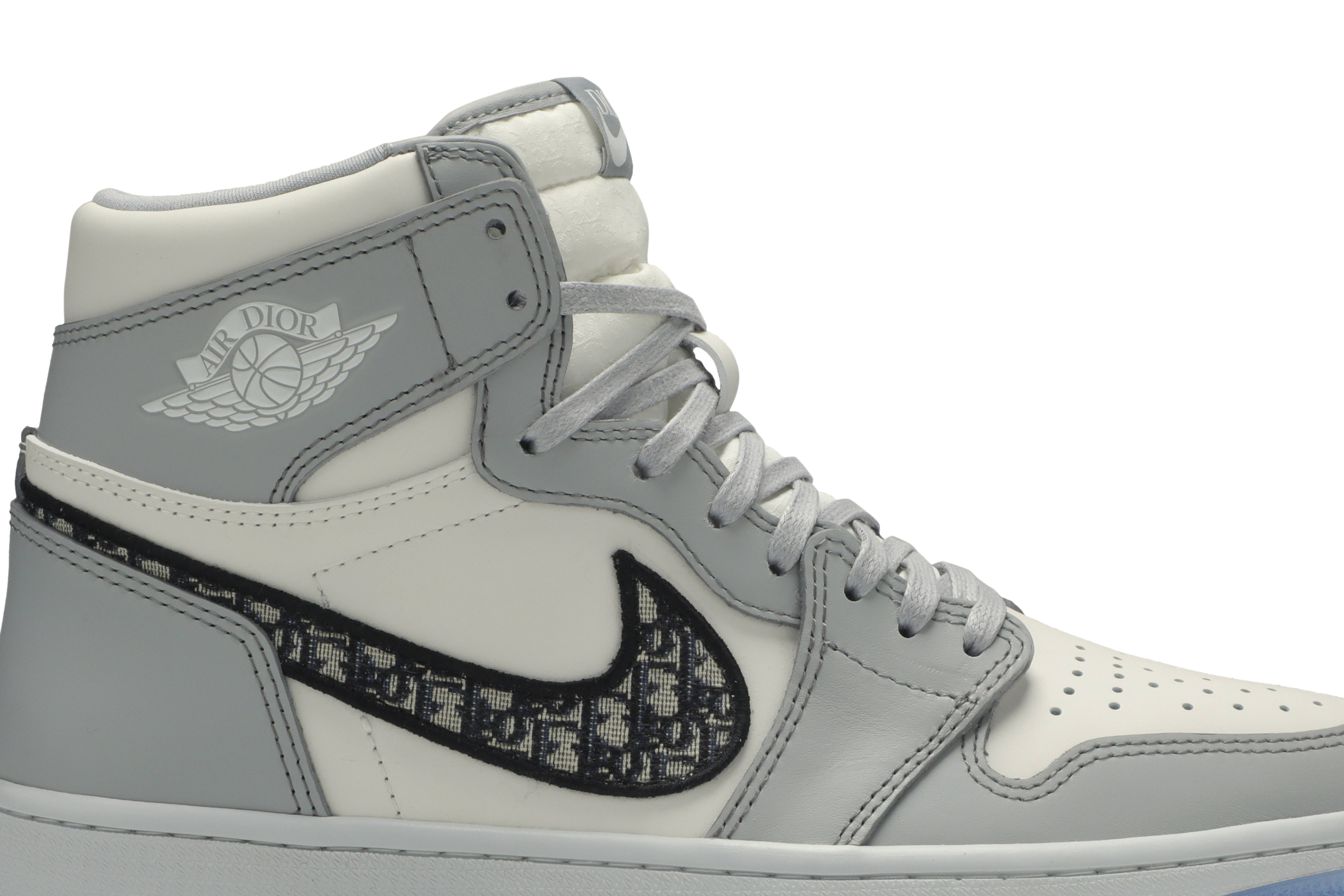 Dior x Air Jordan 1 High ‘Wolf Grey’ CN8607-002 Domahi store
