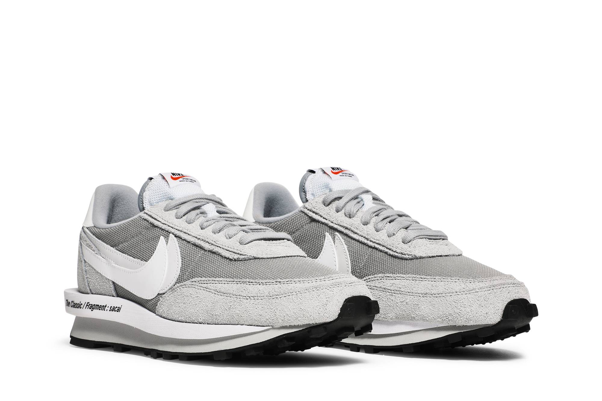 Fragment Design x sacai x Nike LDV Waffle ‘Light Smoke Grey’ DH2684-001 Domahi store