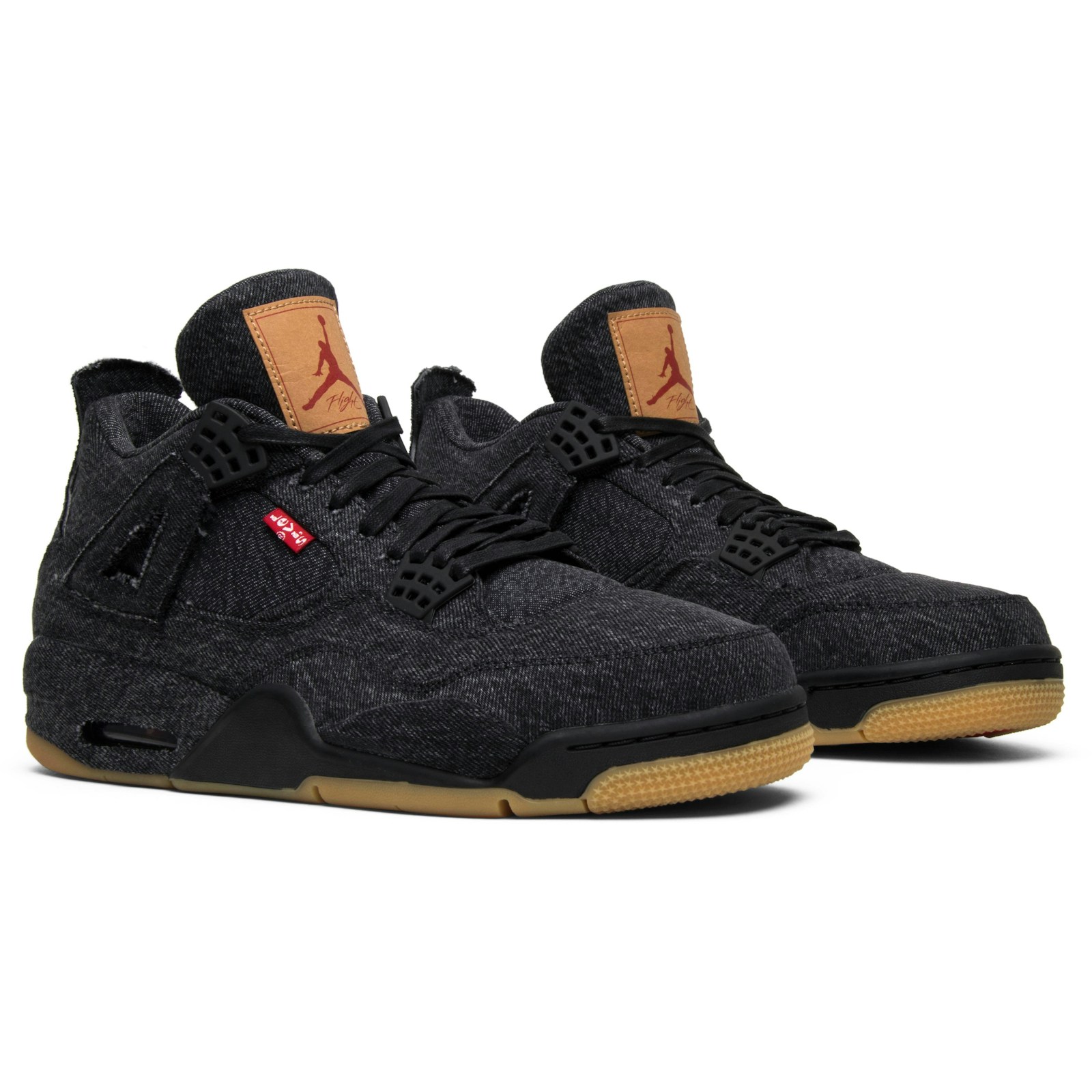 Levi’s x Air Jordan 4 Retro ‘Black Denim’ (Blank Tag) AO2571-001 Domahi store