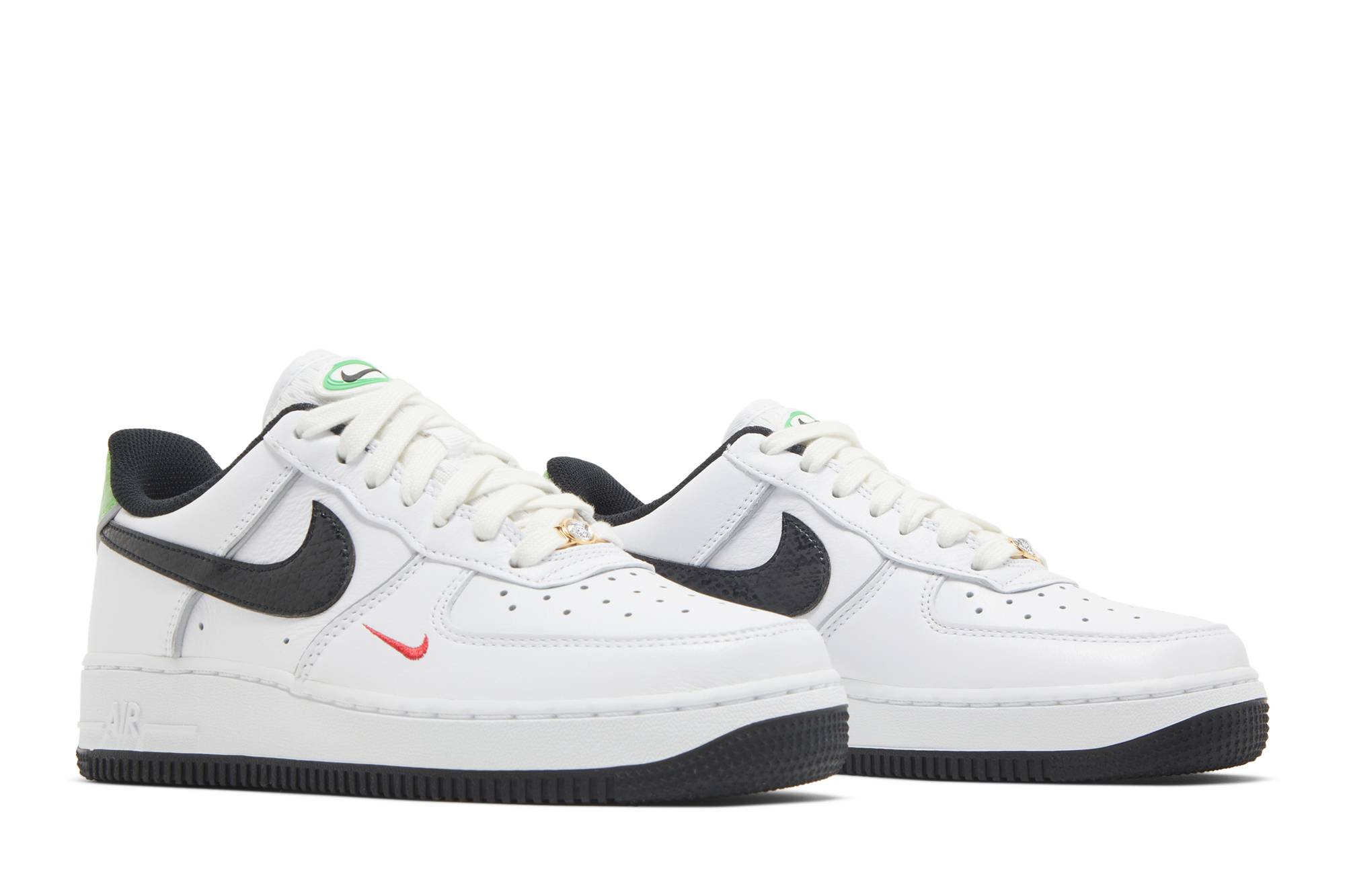 Nike Air Force 1 Low ’07 Just Do ItSnakeskin White Black DV1492-101 Domahi store