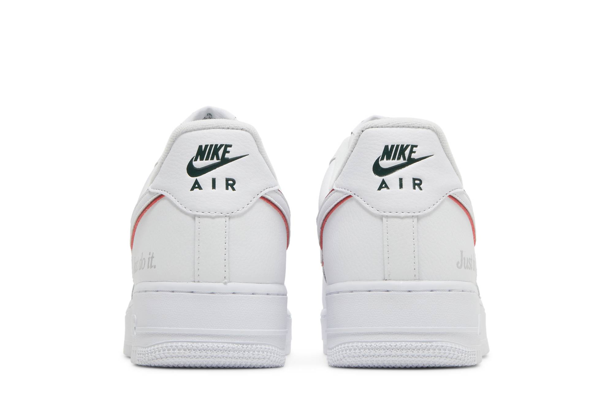 Nike Air Force 1 Low ‘Just Do It White Noble Green Metallic Silver University Red’ DQ0791-100 Domahi store