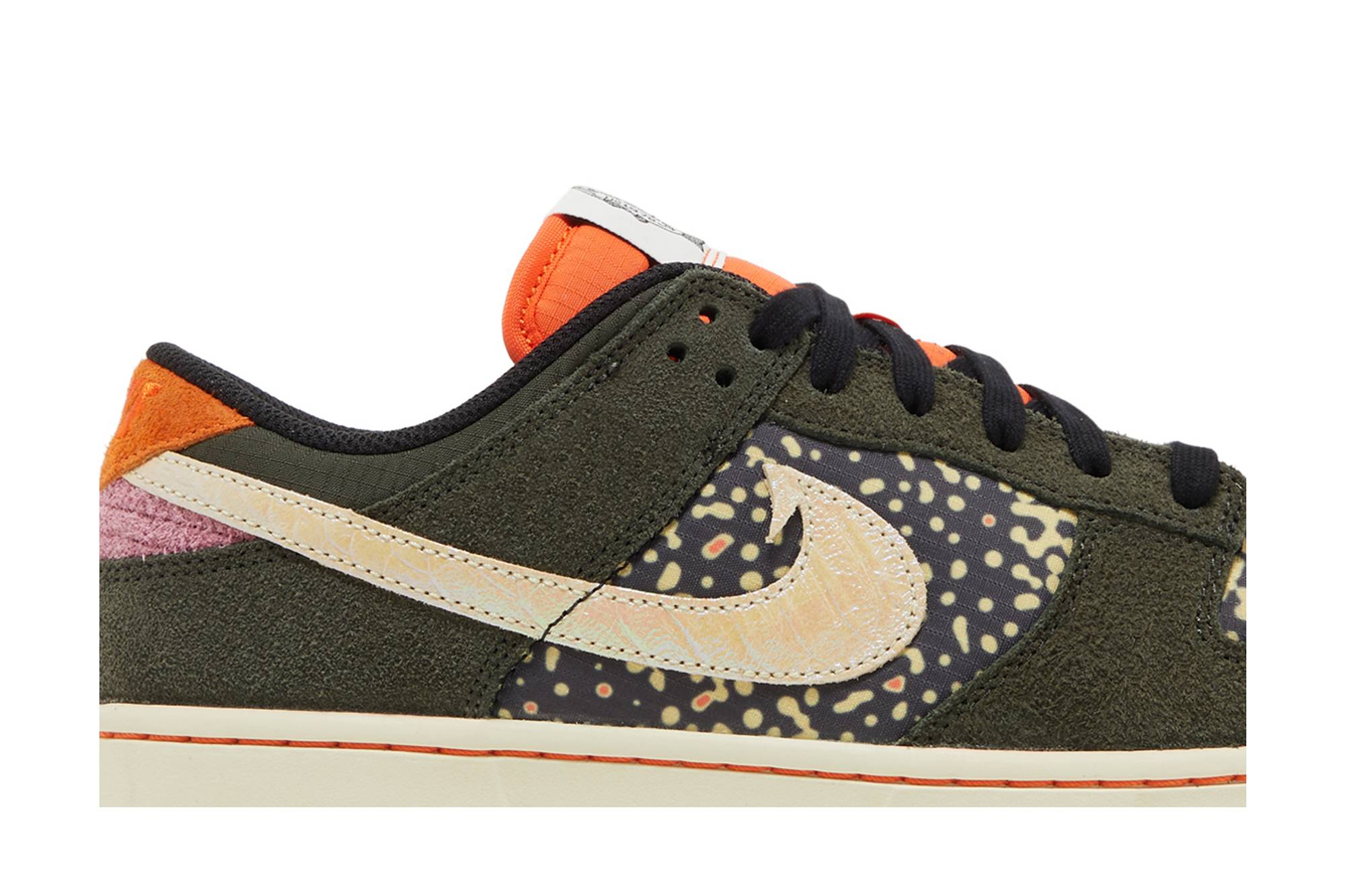Nike Dunk Low Rainbow Trout ‘Sequoia/Alabaster-Safety Orange’ FN7523-300 Domahi Store