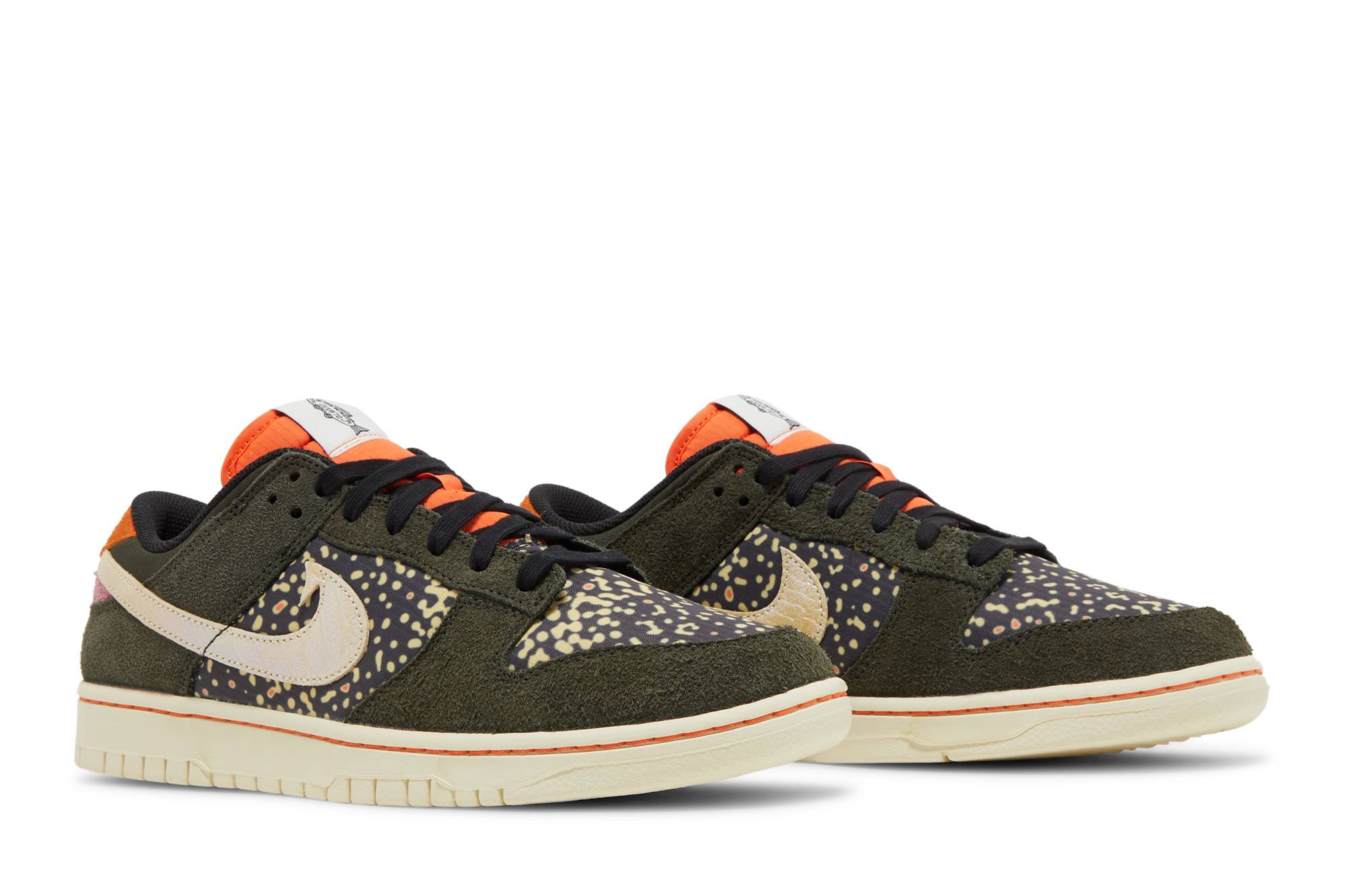 Nike Dunk Low Rainbow Trout ‘Sequoia/Alabaster-Safety Orange’ FN7523-300 Domahi Store